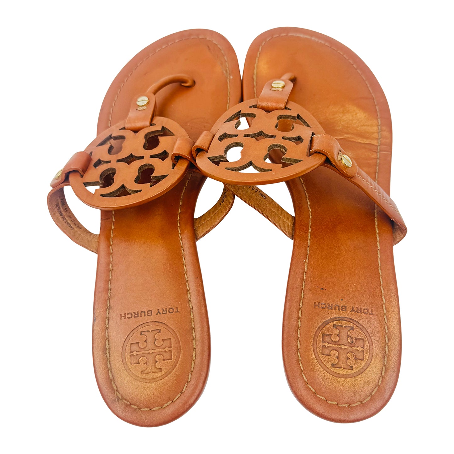 Tory Burch Miller Leather Sandal Slippers (Size 40)