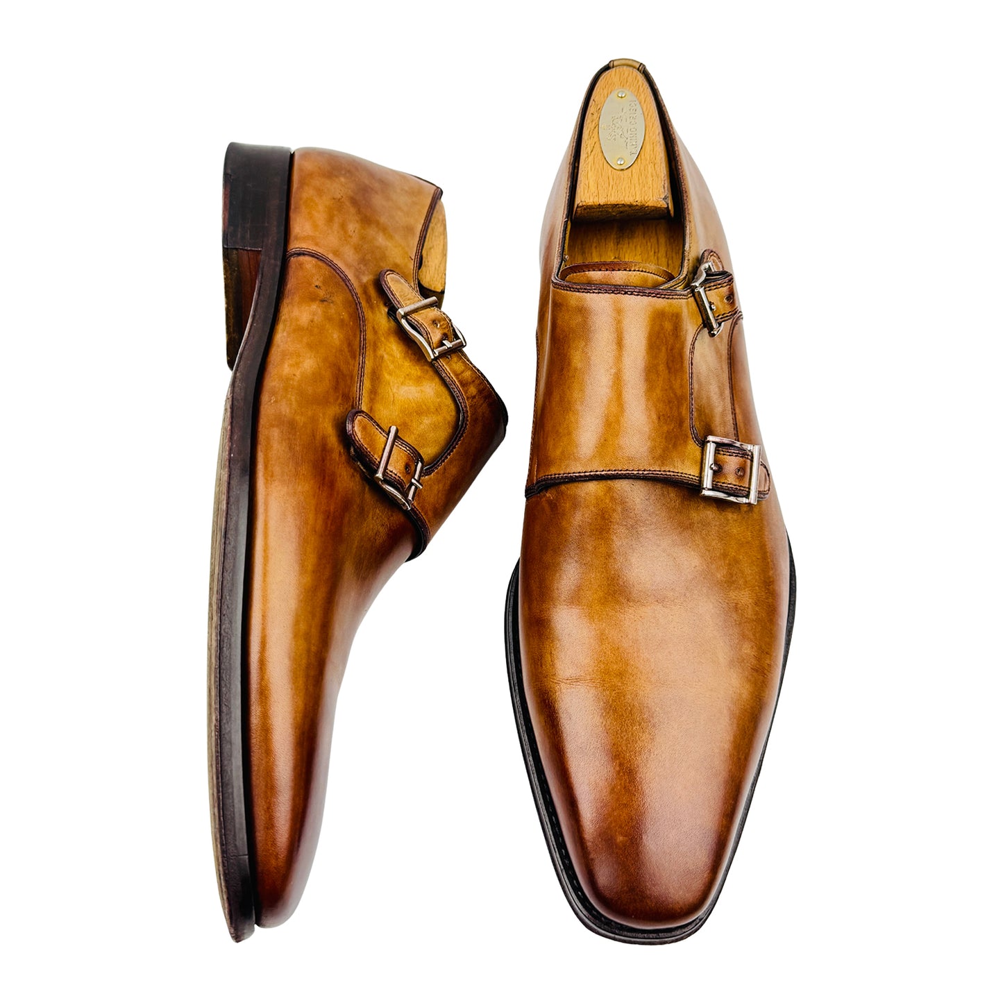 Magnanni Double Monk Strap Shoes (Size 43.5/44) - 13274
