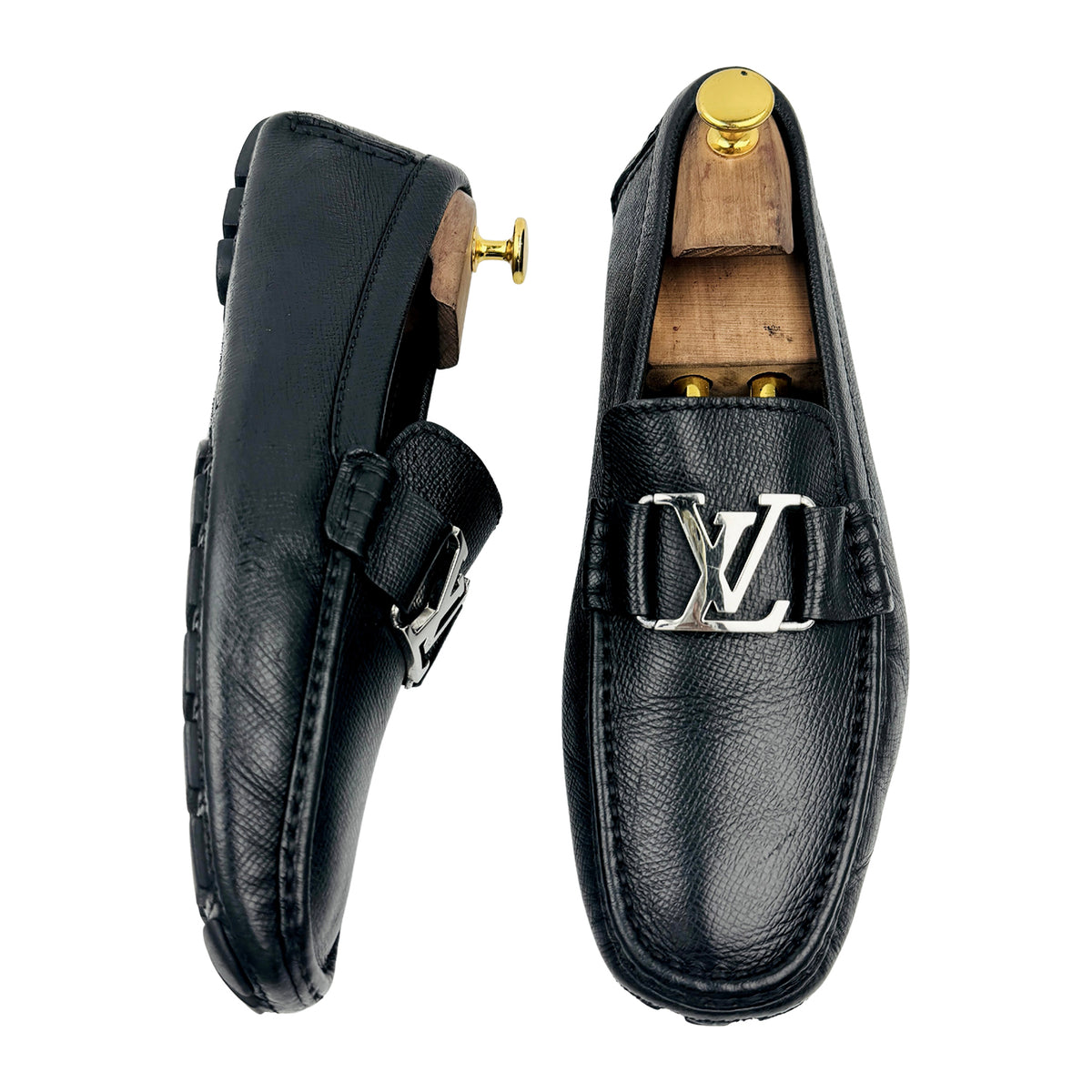 Louis Vuitton Monte Carlo Black Leather Loafers (Size 41.5/42)