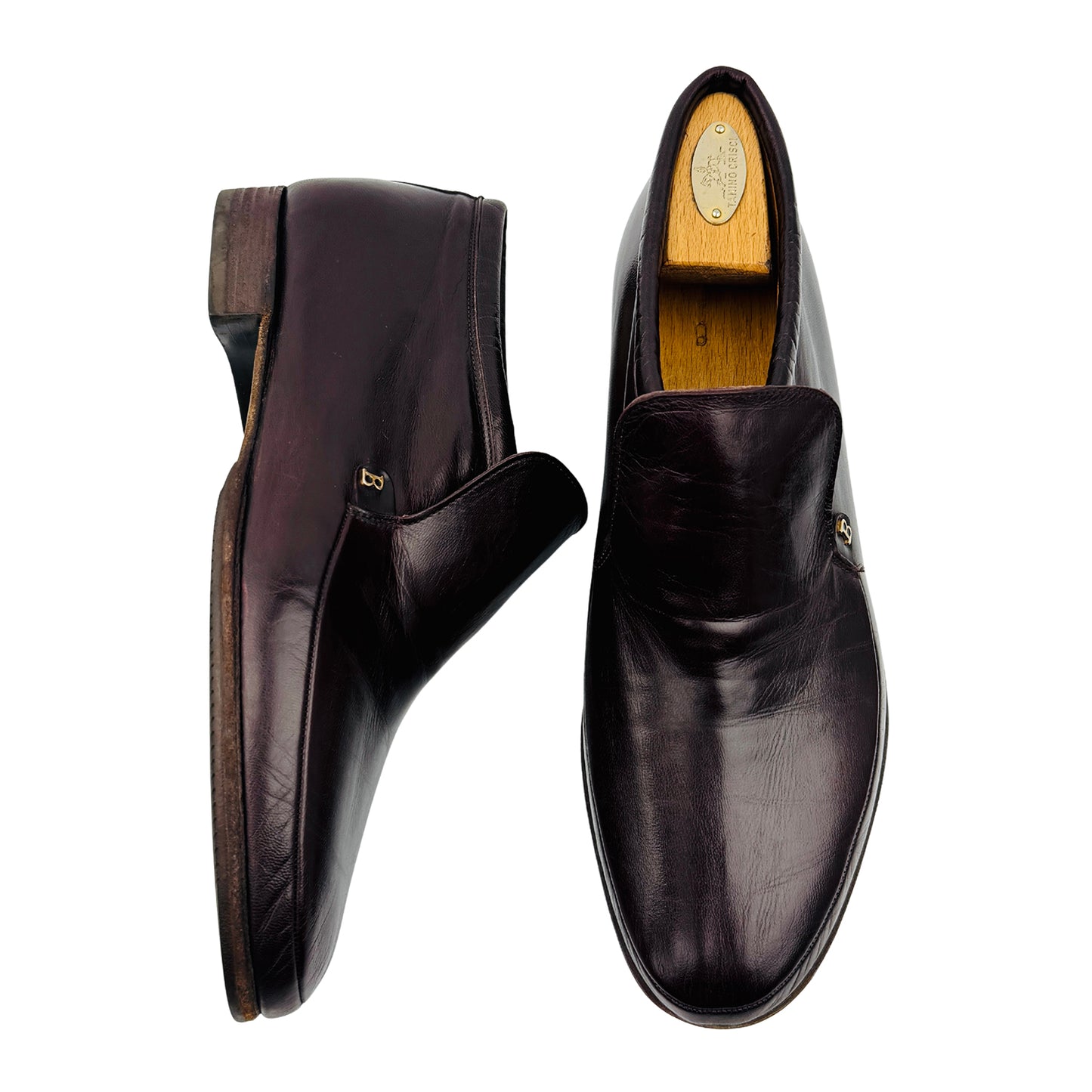 Bally Men's 'Burgundy' Leather Shoes (Size 42.5)