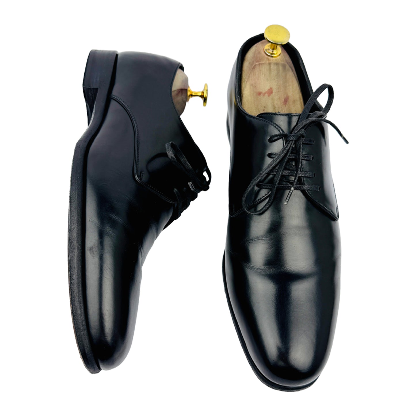 One Front One Cross image of Dolce & Gabbana Calfskin Derby shoes (Size 41.5/42) -  A10703A120380999