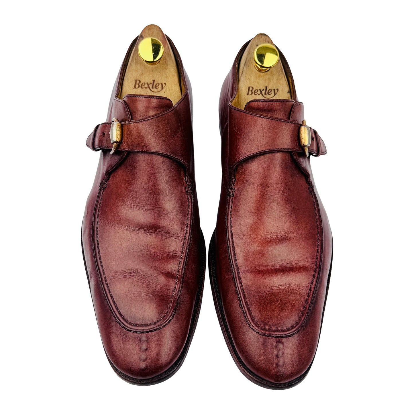 Gucci Men's Leather Monk Strap Derby Loafers (Size 43/43.5)