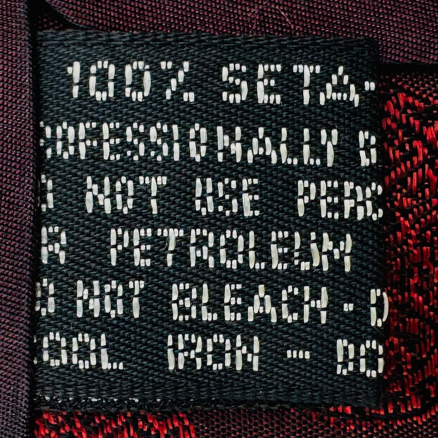 Versace Burgundy 'Black Shaded Pattern' Tie (Size Regular)