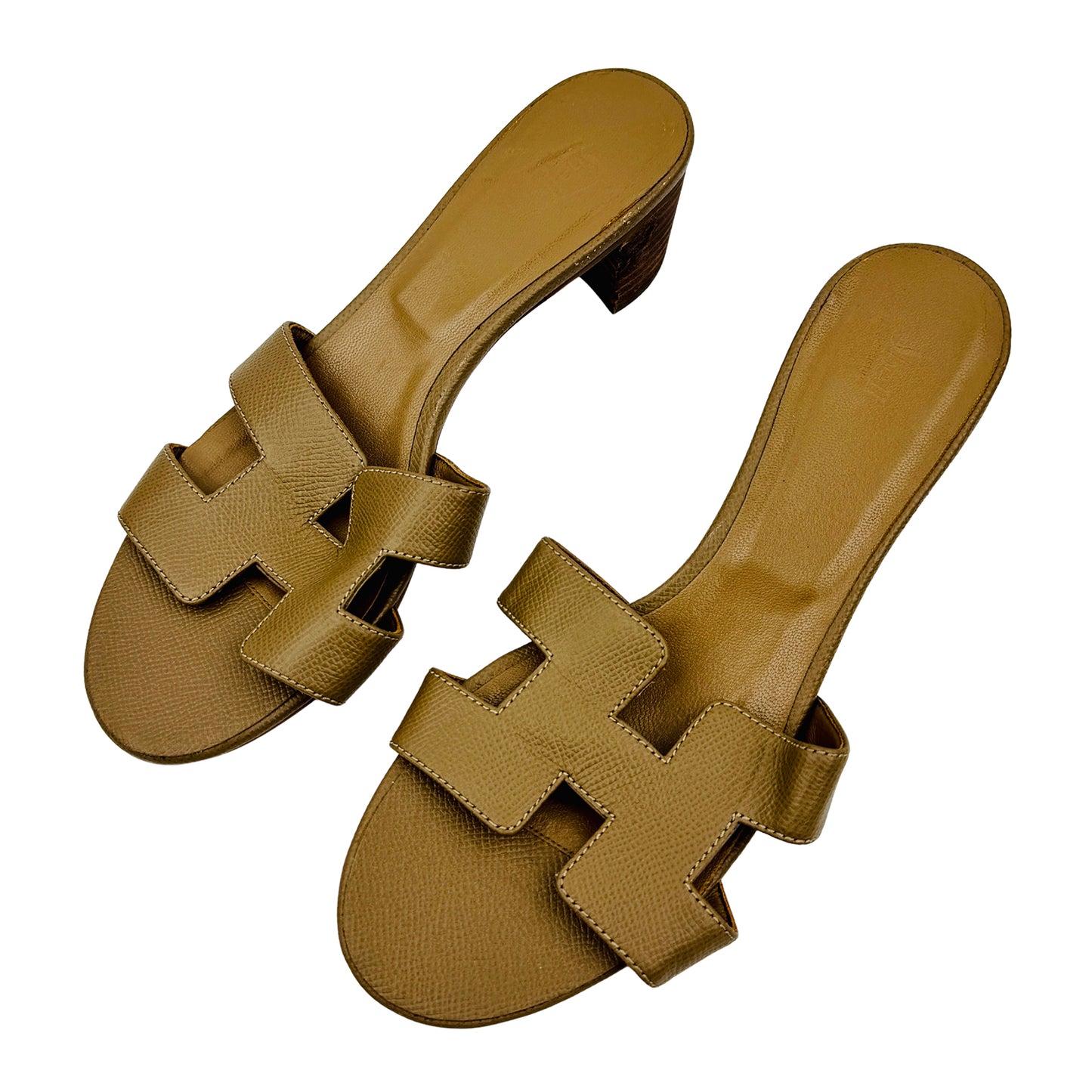 Christine Sheii Women's Beige Block Heels (Size 38)