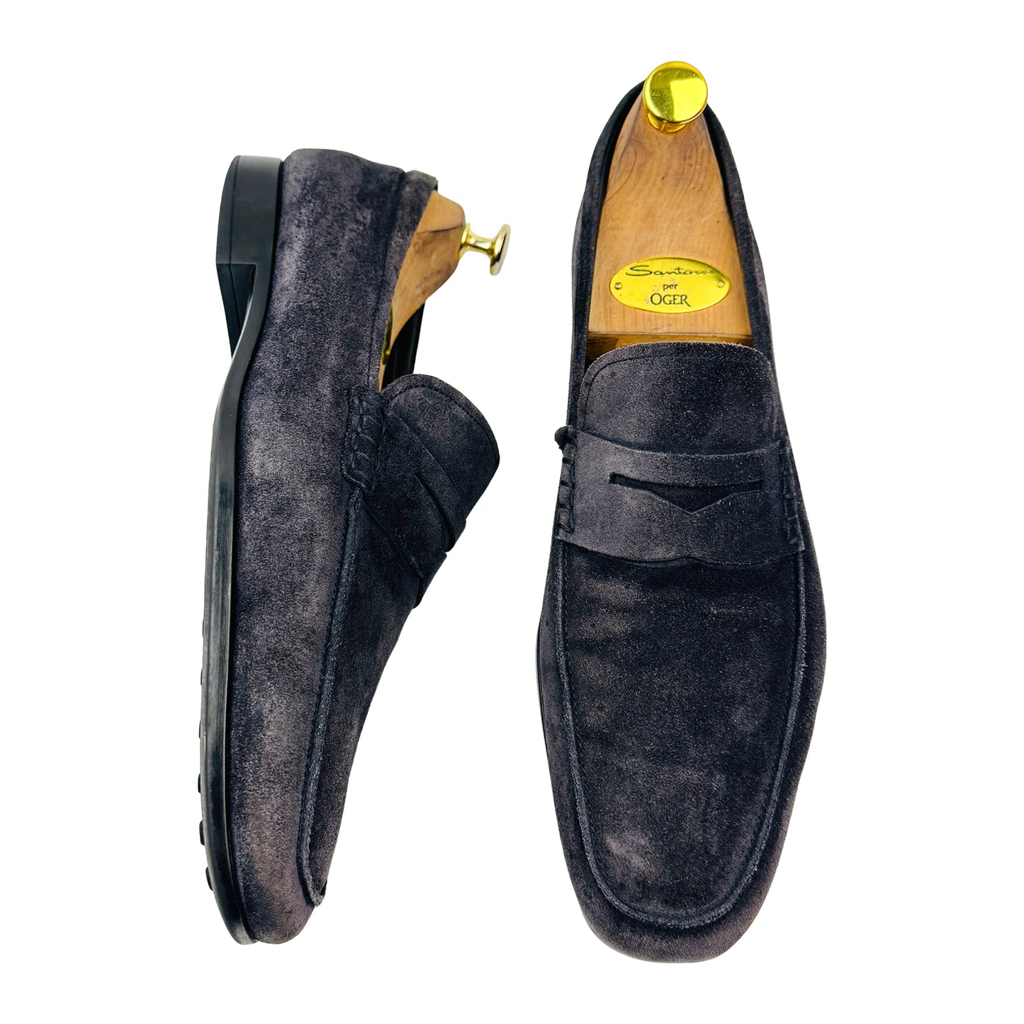 Tod’s City Gommino Suede Penny Loafers (Size 43.5)