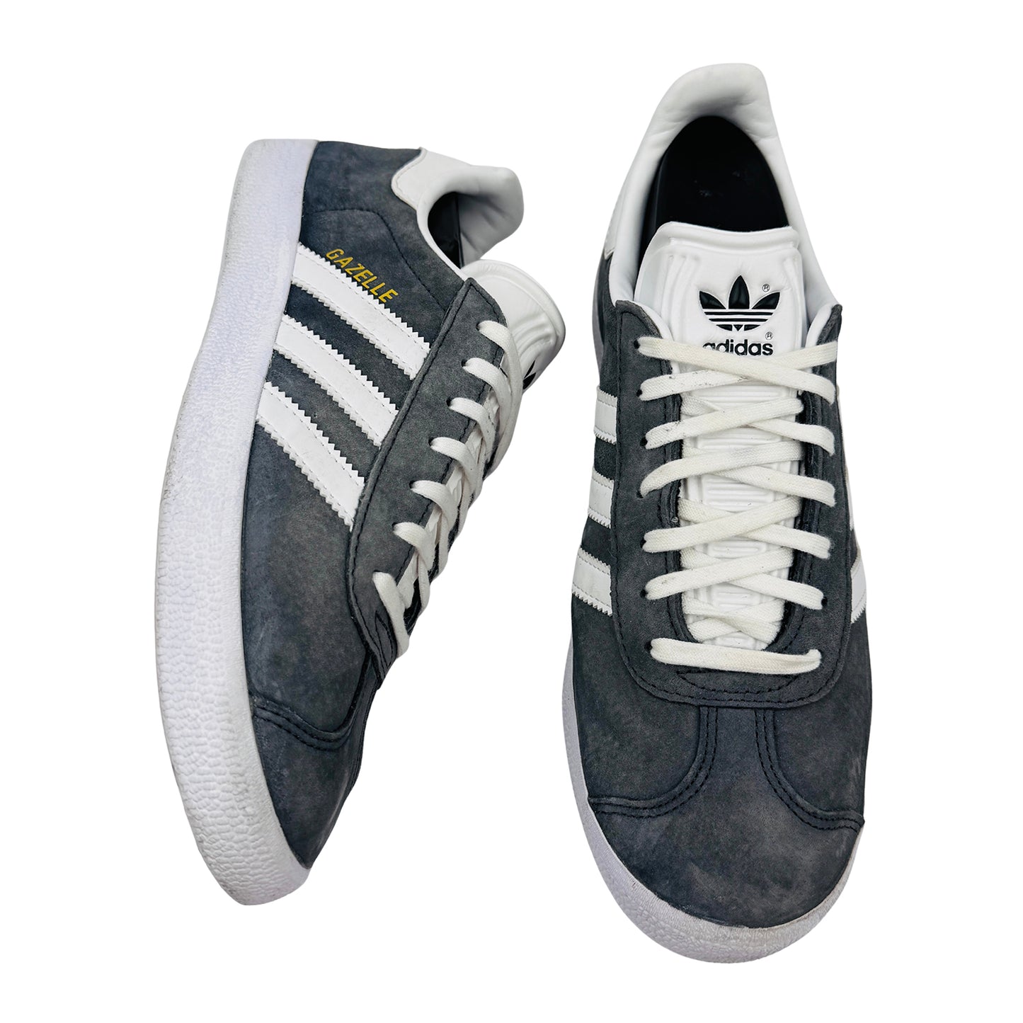 Adidas Gazelle 'Grey White Gold' Sneakers (Size 40.5) - BB5480