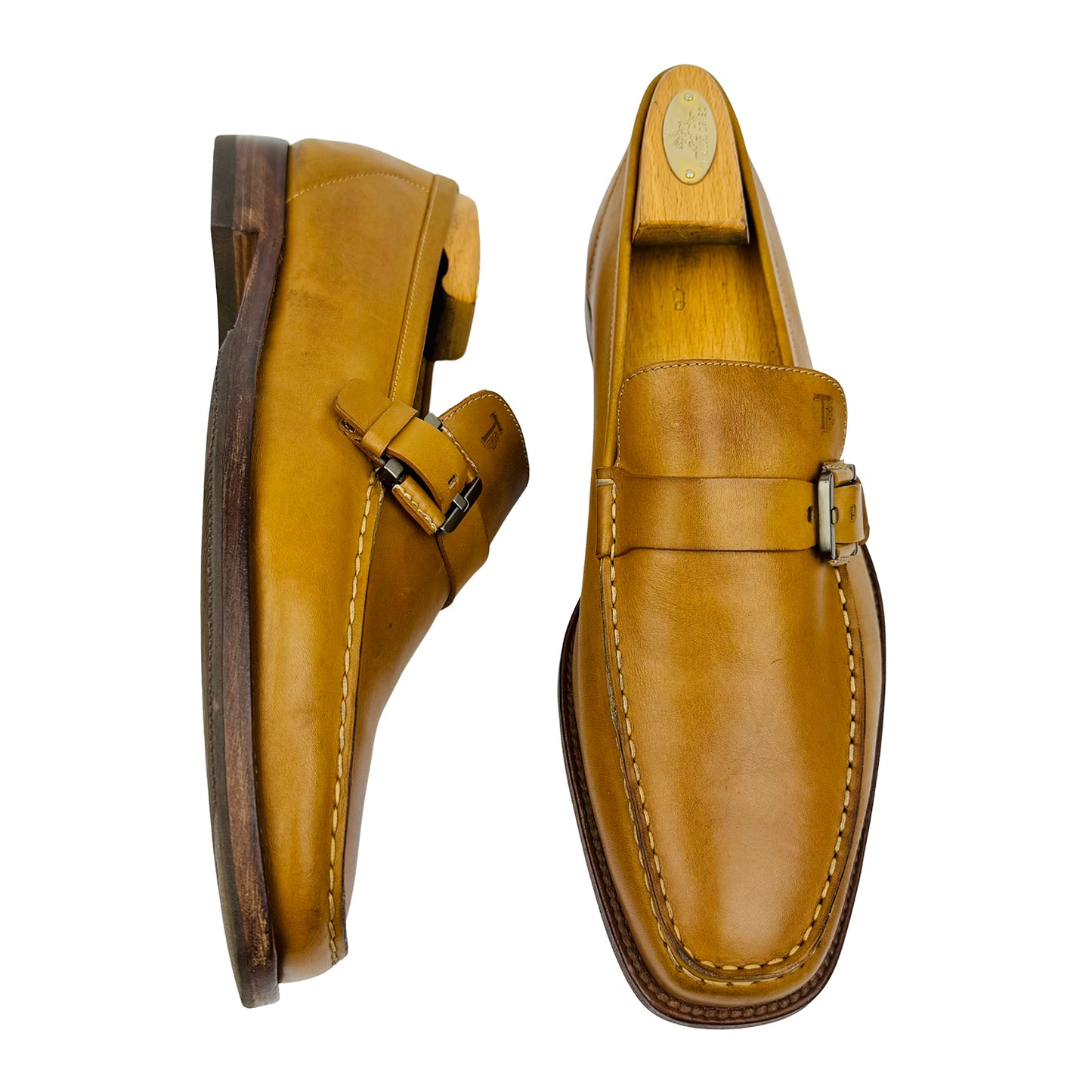 Tod's Men's Brown Leather Strap Loafer (Size 43)