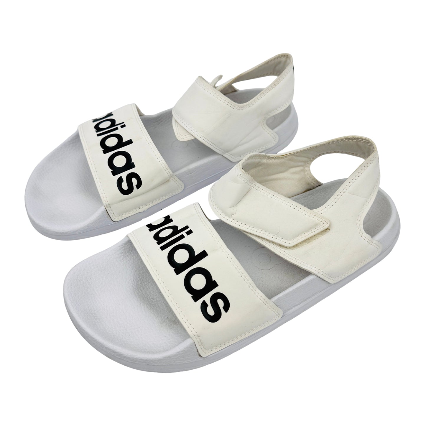 Left Side image of Adidas Adilette Sport Comfort Sandals (Size 39) - FW5360