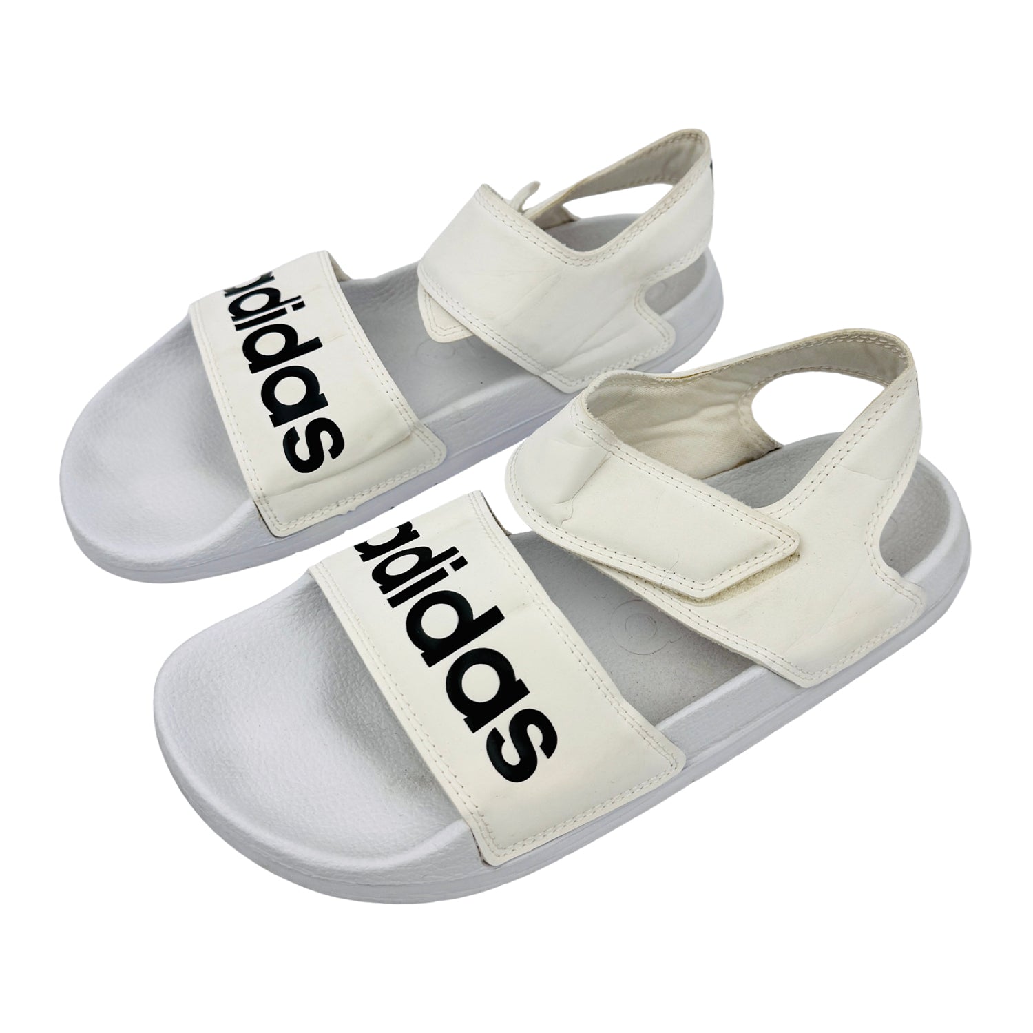 Left Side image of Adidas Adilette Sport Comfort Sandals (Size 39) - FW5360