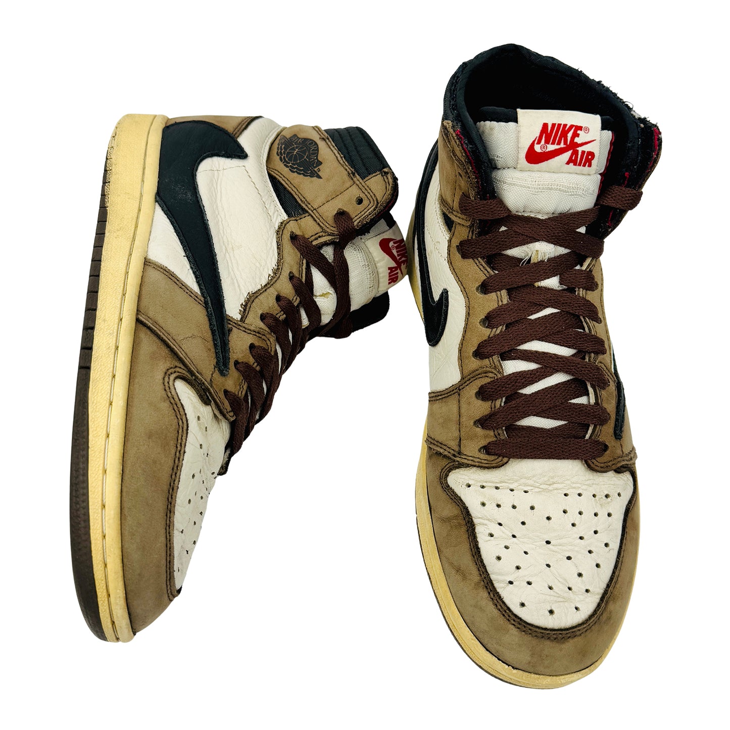 Nike Travis Scott x Air Jordan 1 Retro High OG Sneakers (Size 40/40.5) - CD4487-100
