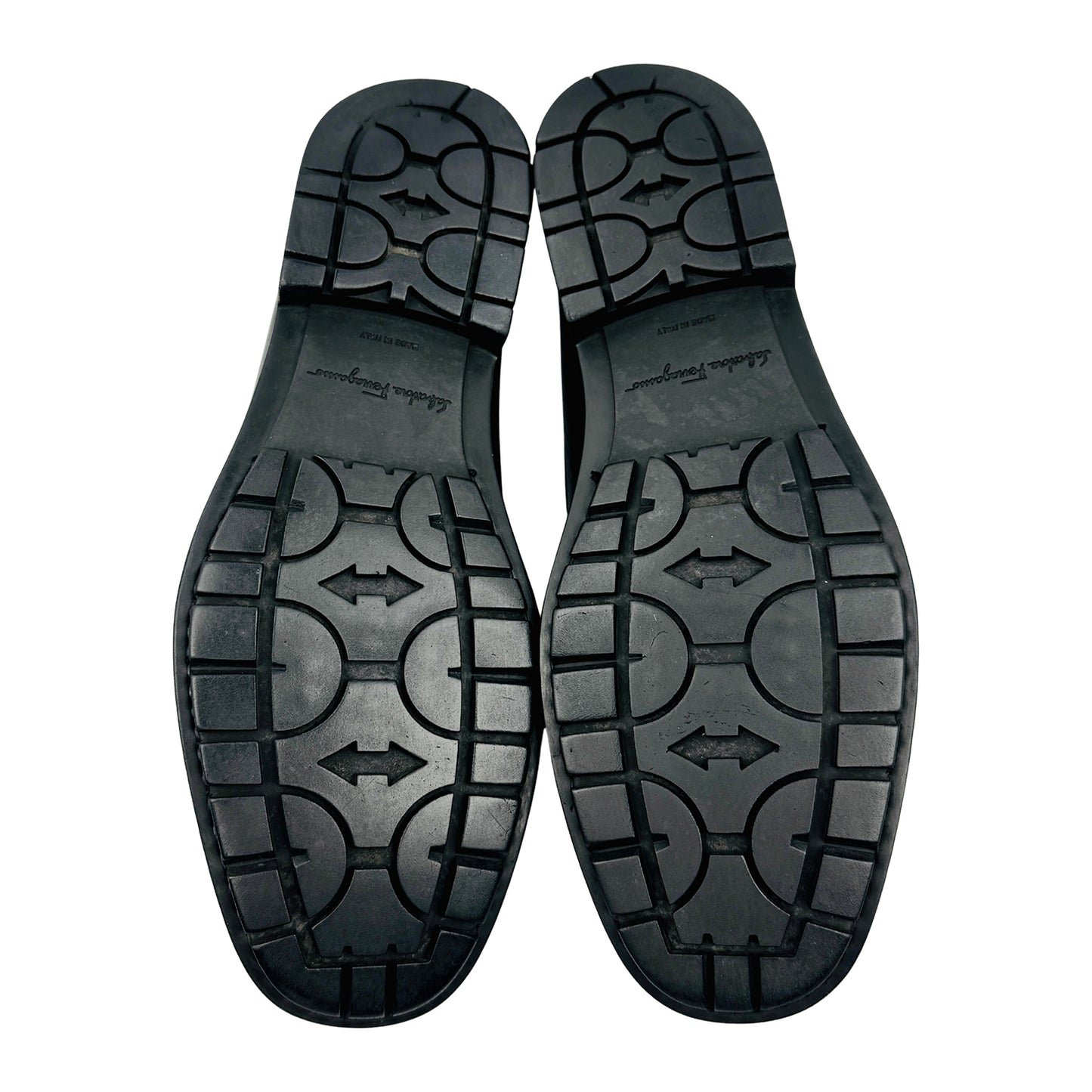 Salvatore Ferragamo David Black Loafers (Size 40)