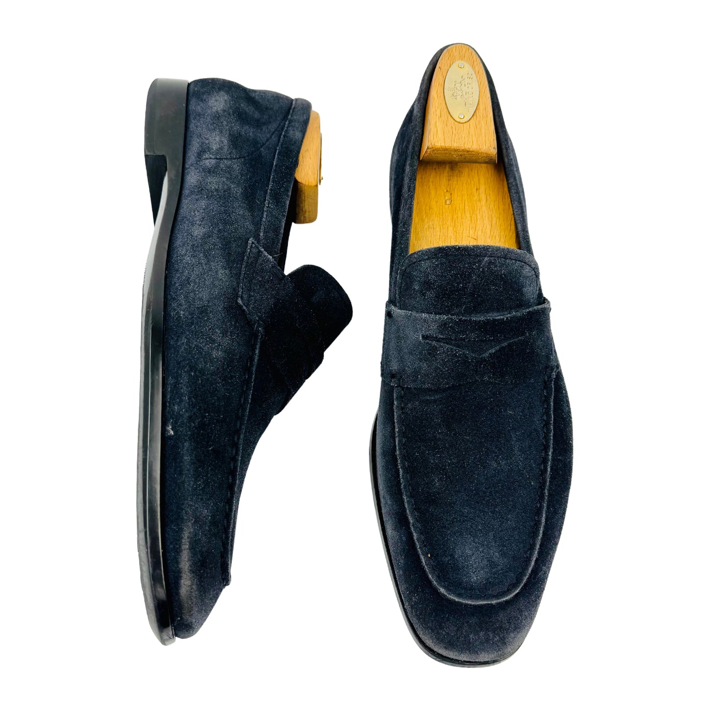 Tod's Men's Navy Suede Loafer (Size 42.5)