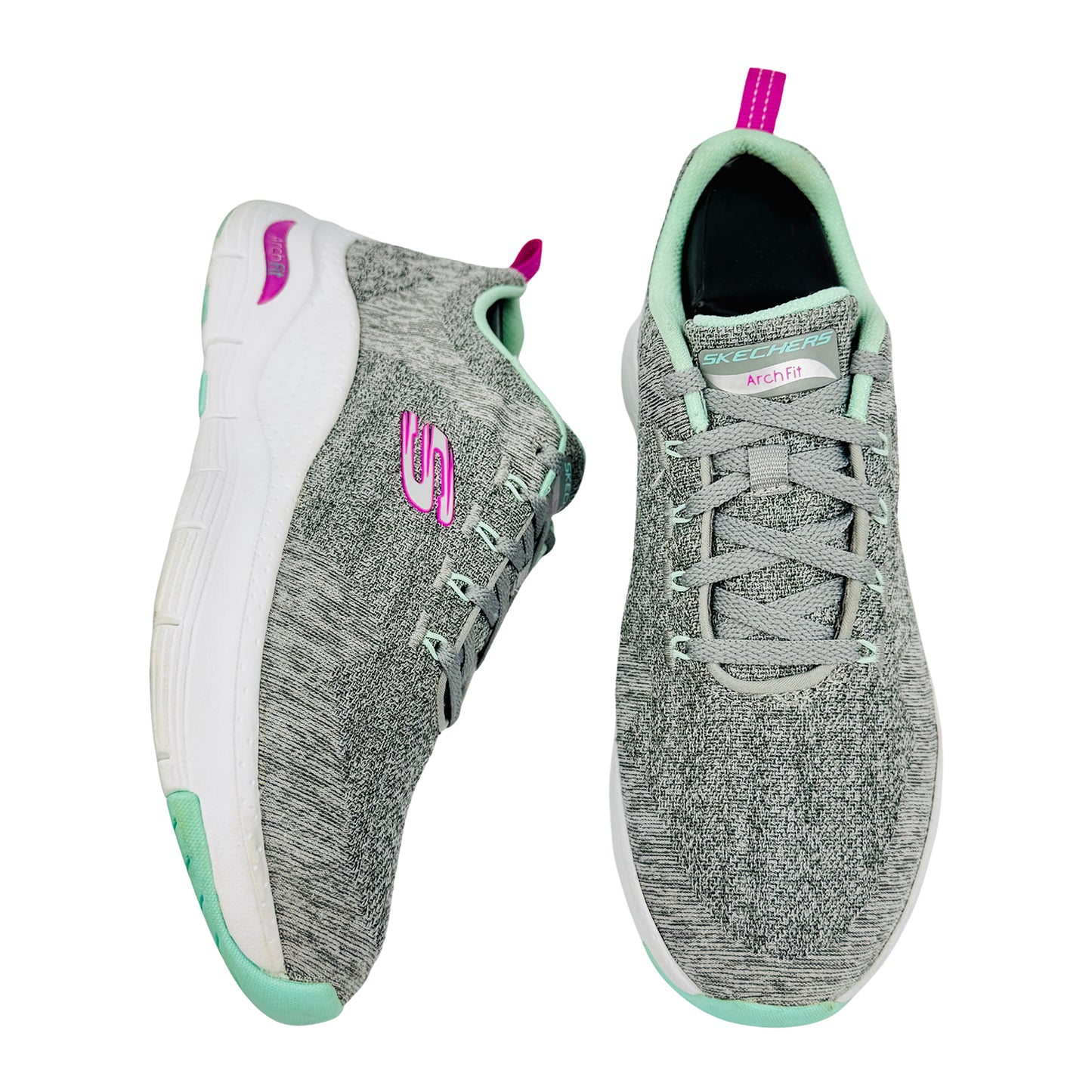 Skechers Arch Fit - Comfy Wave Shoes (Size 37.5) - 149414 GMLT