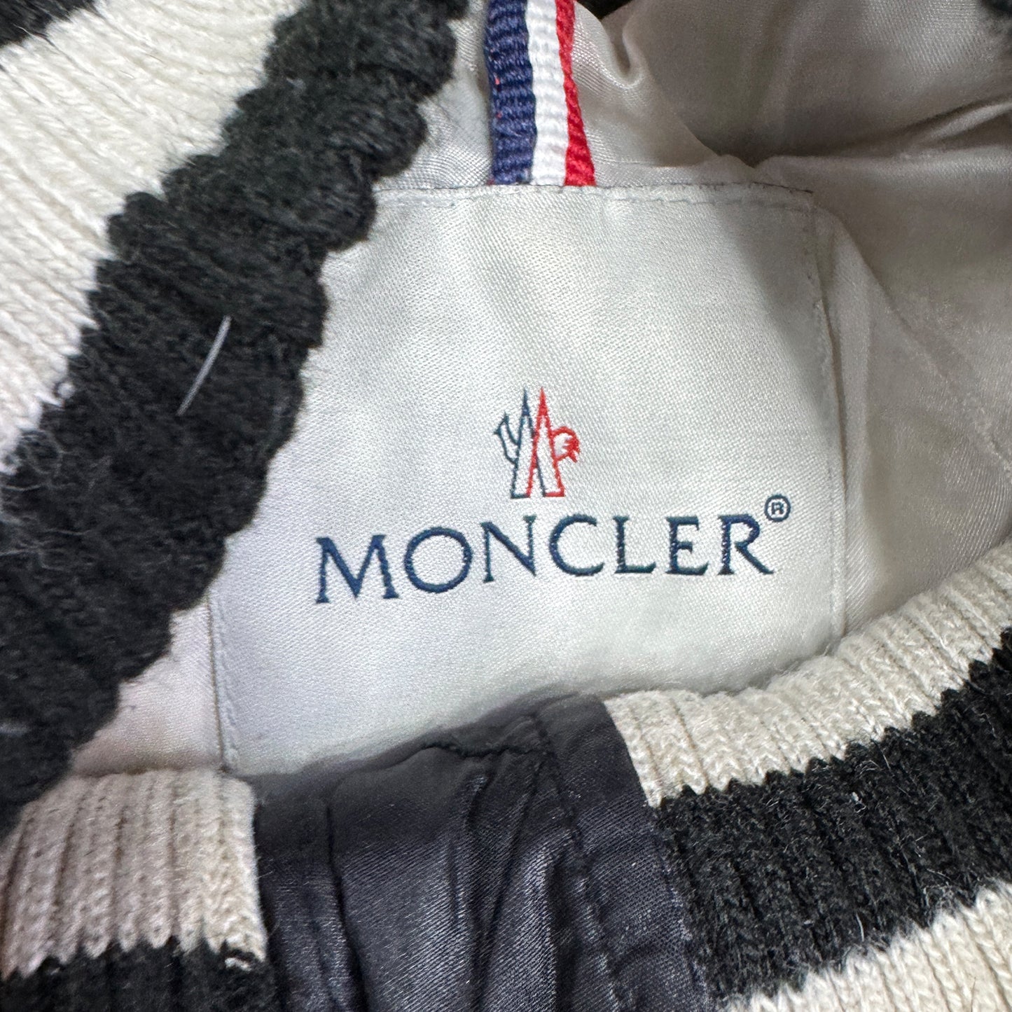 Moncler Men's Varsity Black Down Jacket (Size Medium)