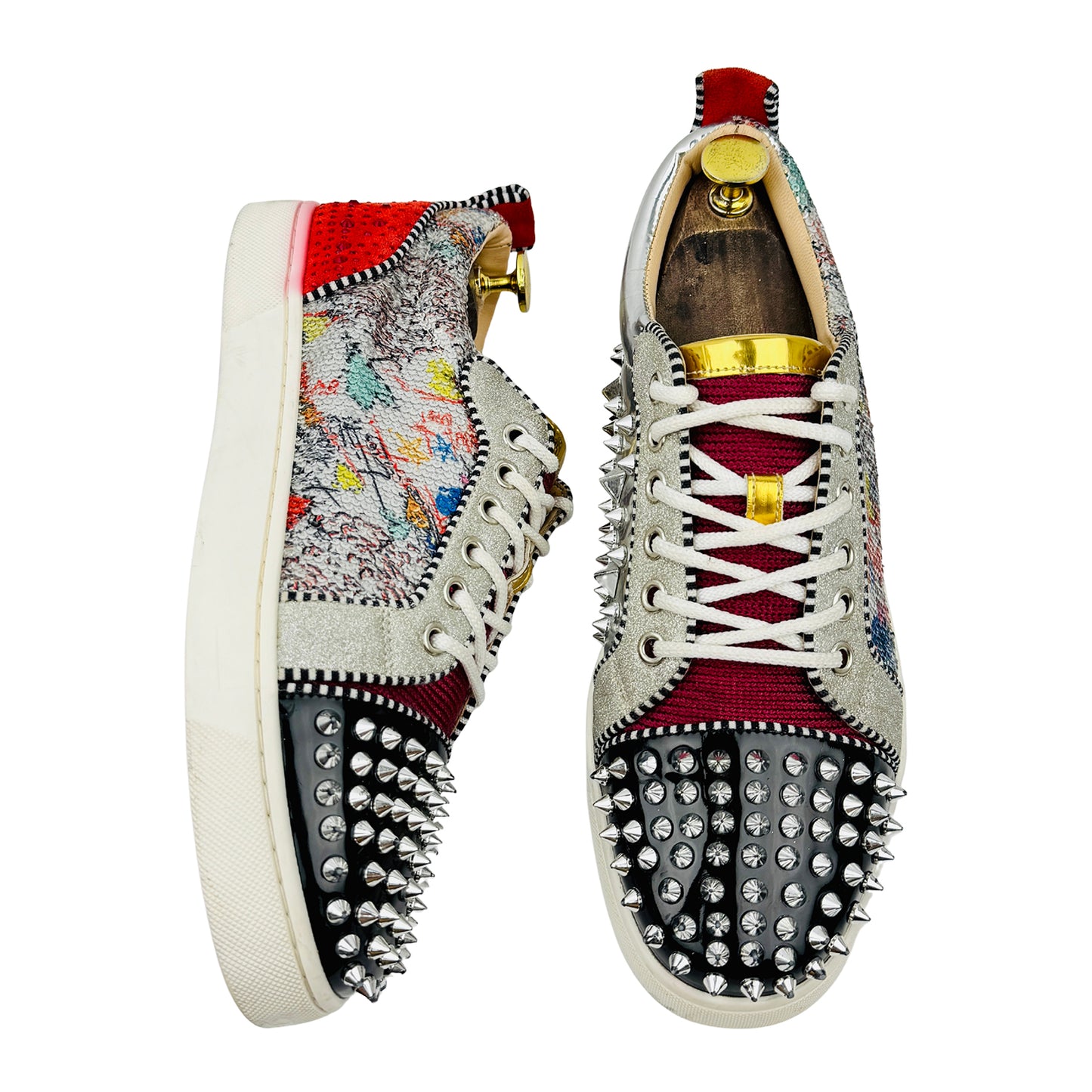 Christian Louboutin Louis Junior Spikes Orlato Sneakers (Size 41/41.5)