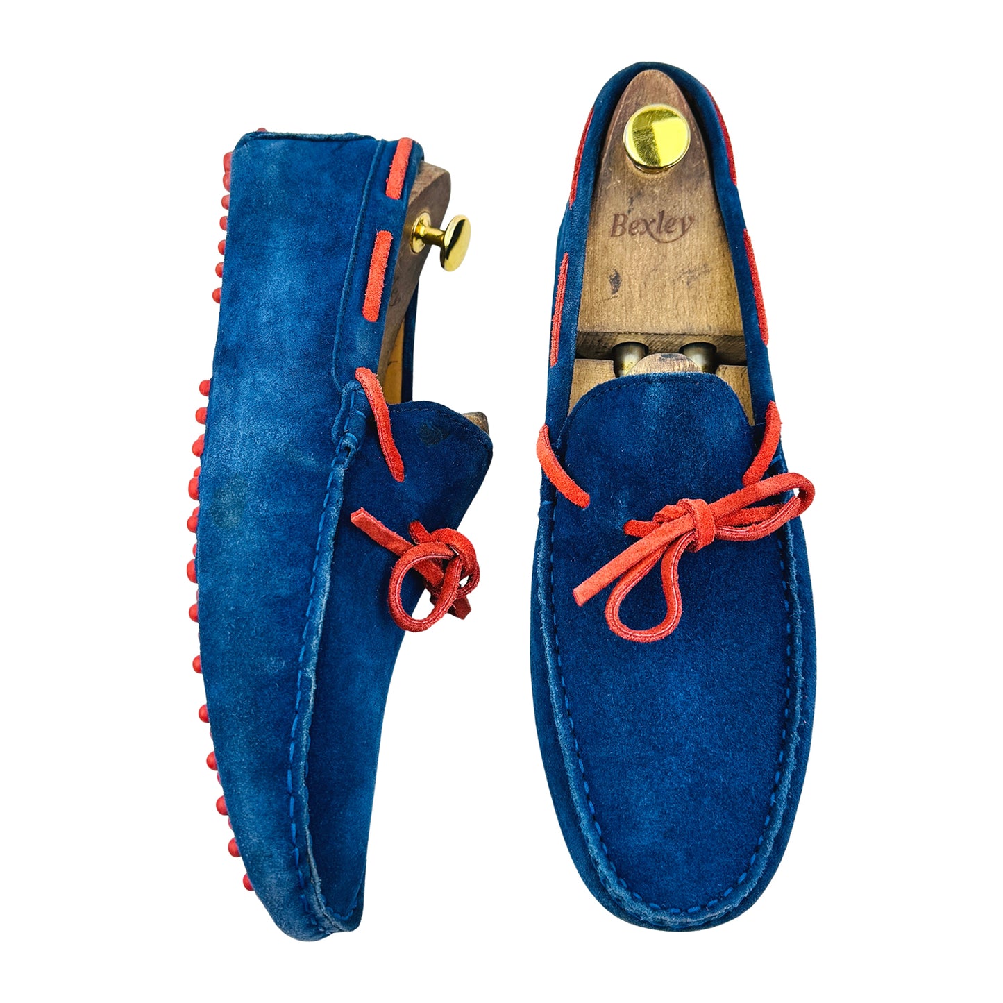 Escape Men's 'Royal Blue' Driving Loafers (Size 43)