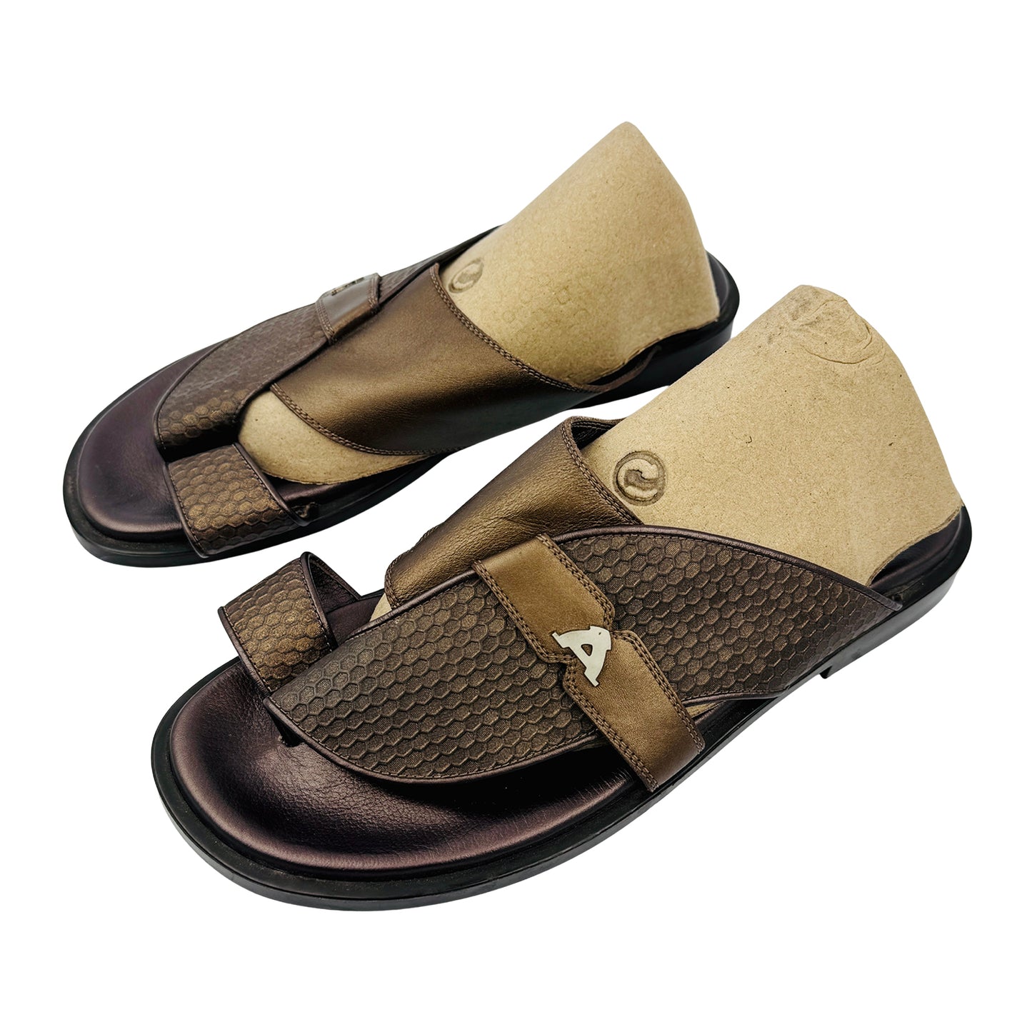 The Original Luxury Brand Leather Slides (Size 41/41.5)