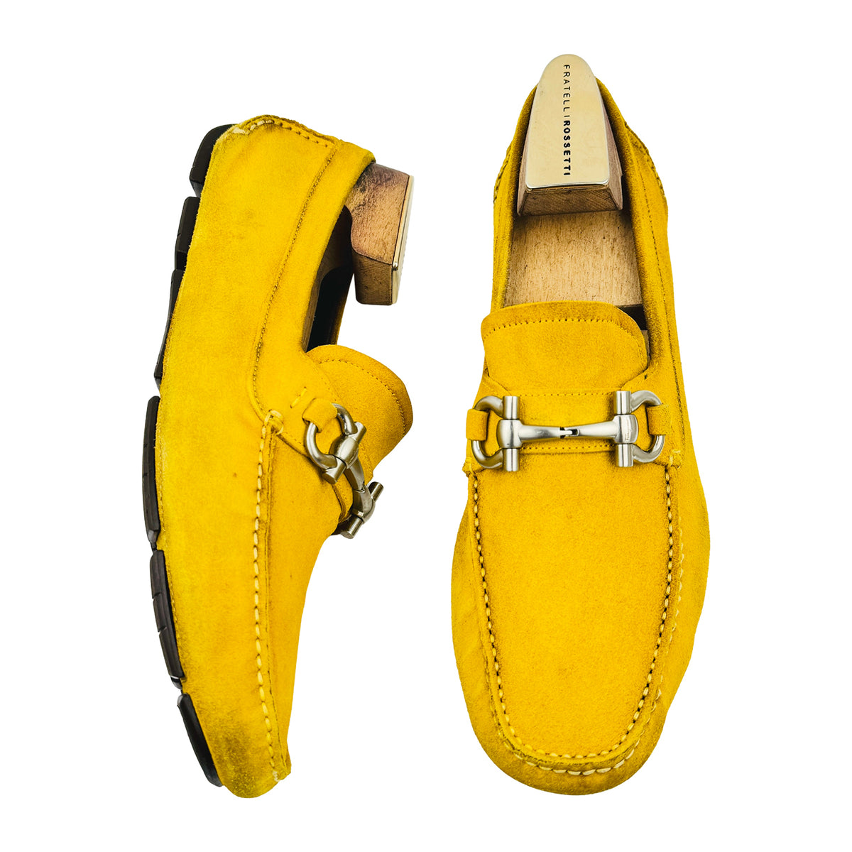 Salvatore Ferragamo Parigi Eco Suede Loafers (Size 43)