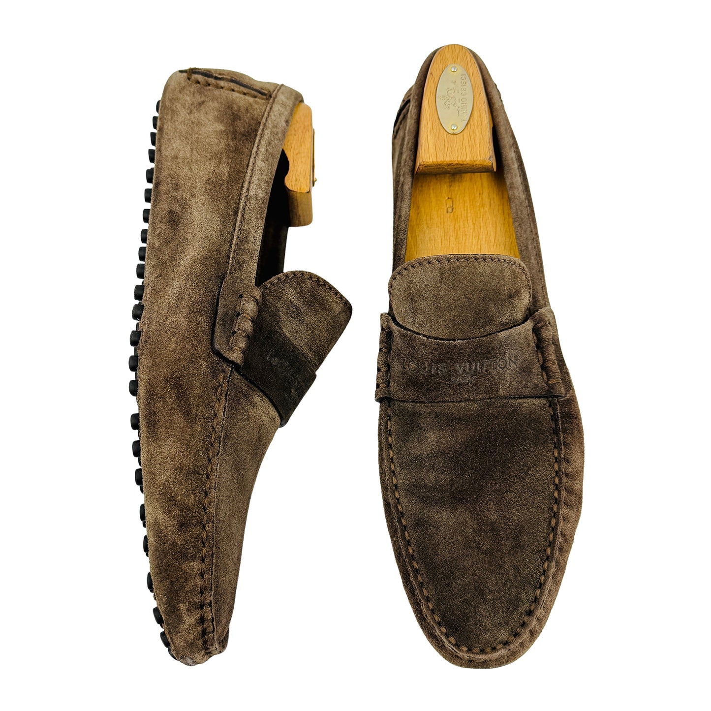 Louis Vuitton Men's Brown Loafers (Size 42.5) - FA0078