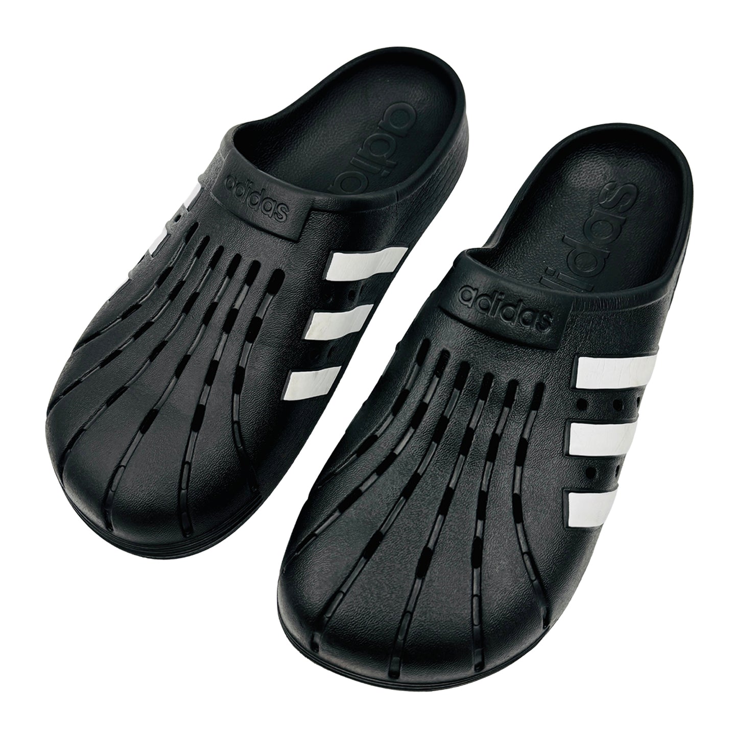 Adidas Adilette Core Black EVA Clogs (Size 43/43.5) - GZ5886