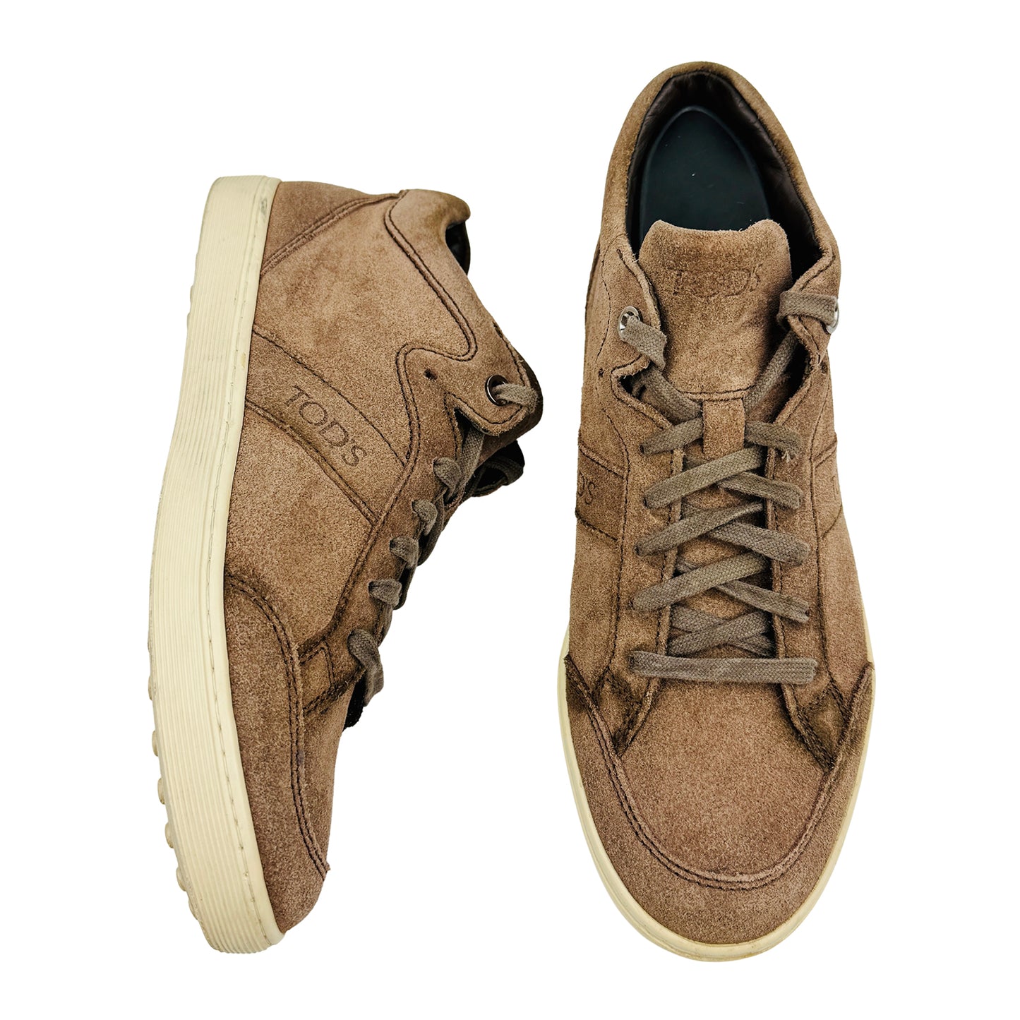 Tod’s Women's Brown Suede Sneakers (Size 38)