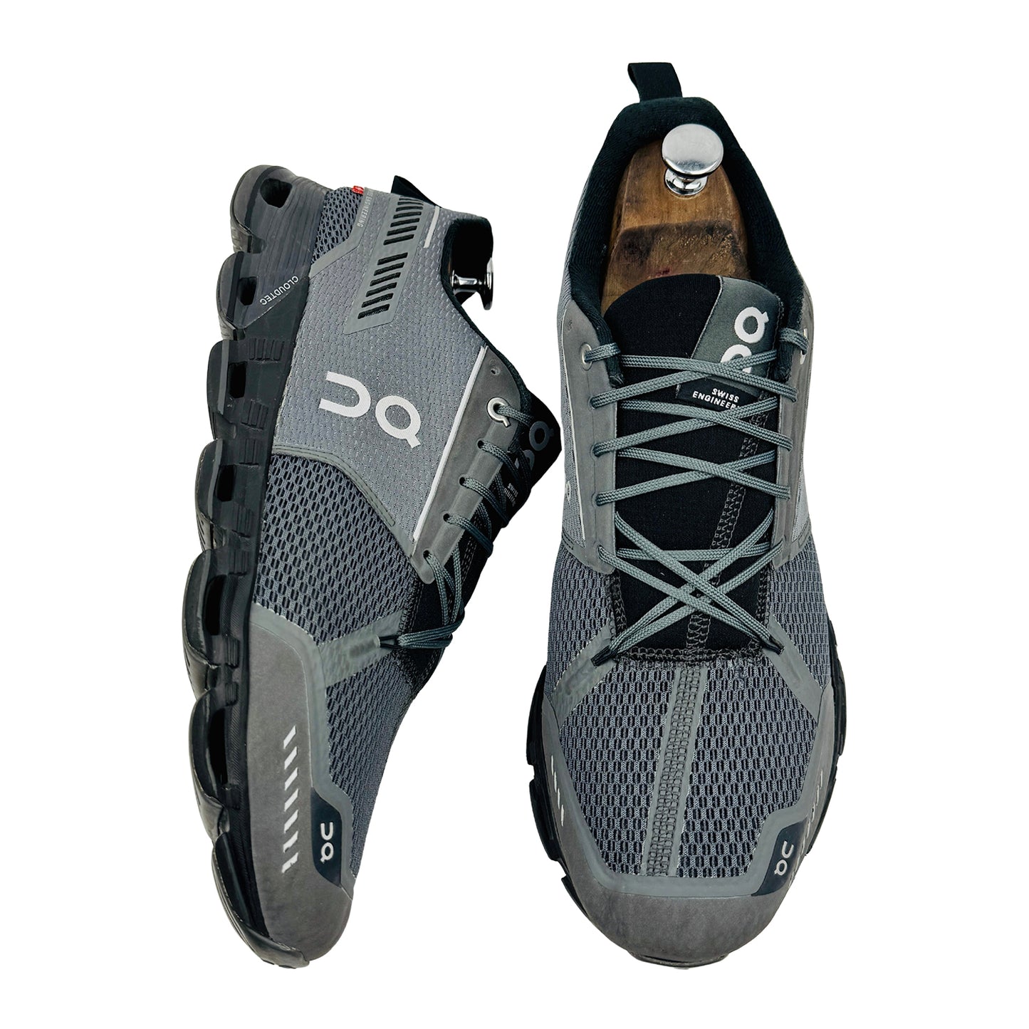 On Running Men's Cloudflyer Grey Shoes (Size 46)