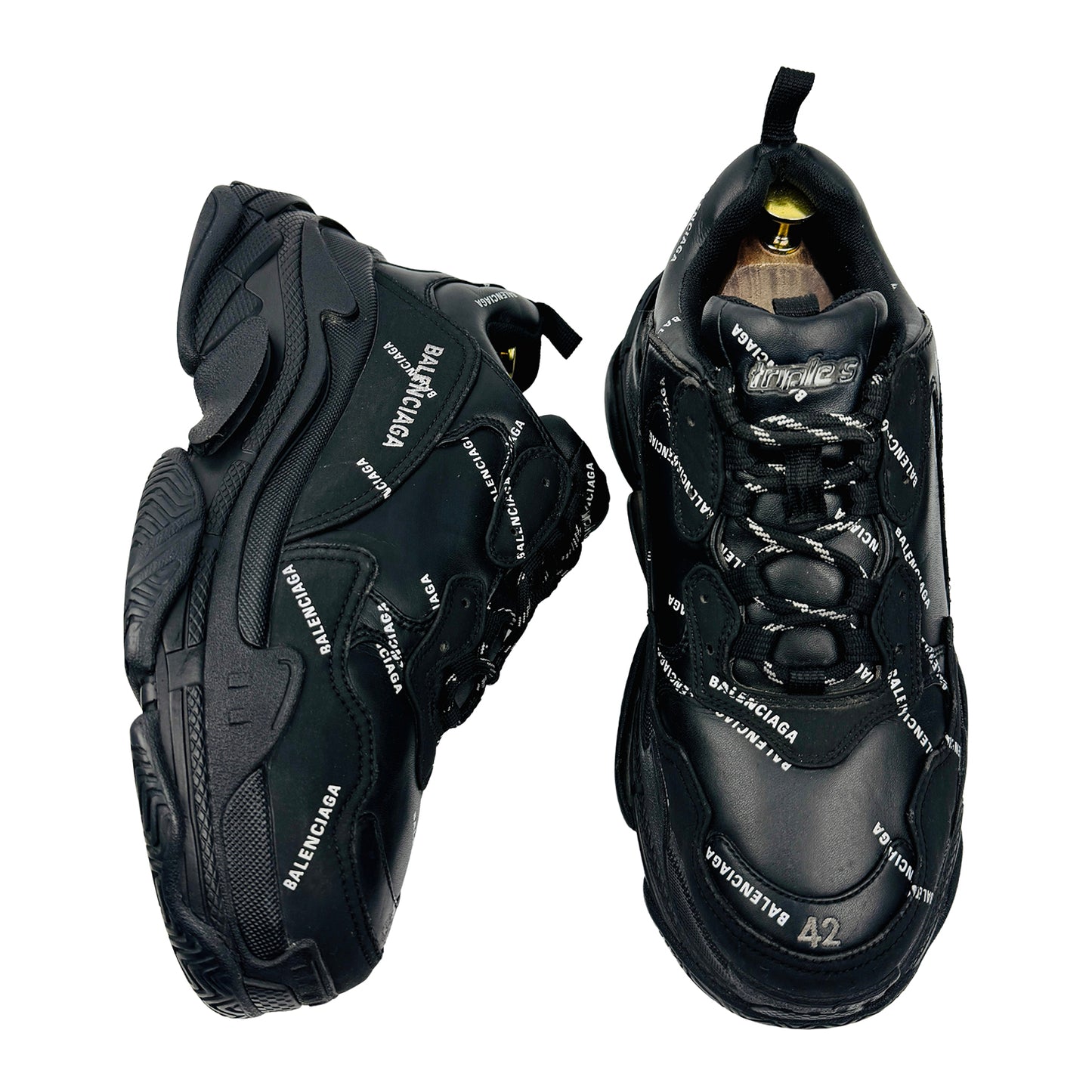 Balenciaga Triple S Black Sneakers (Size 42) - 536737