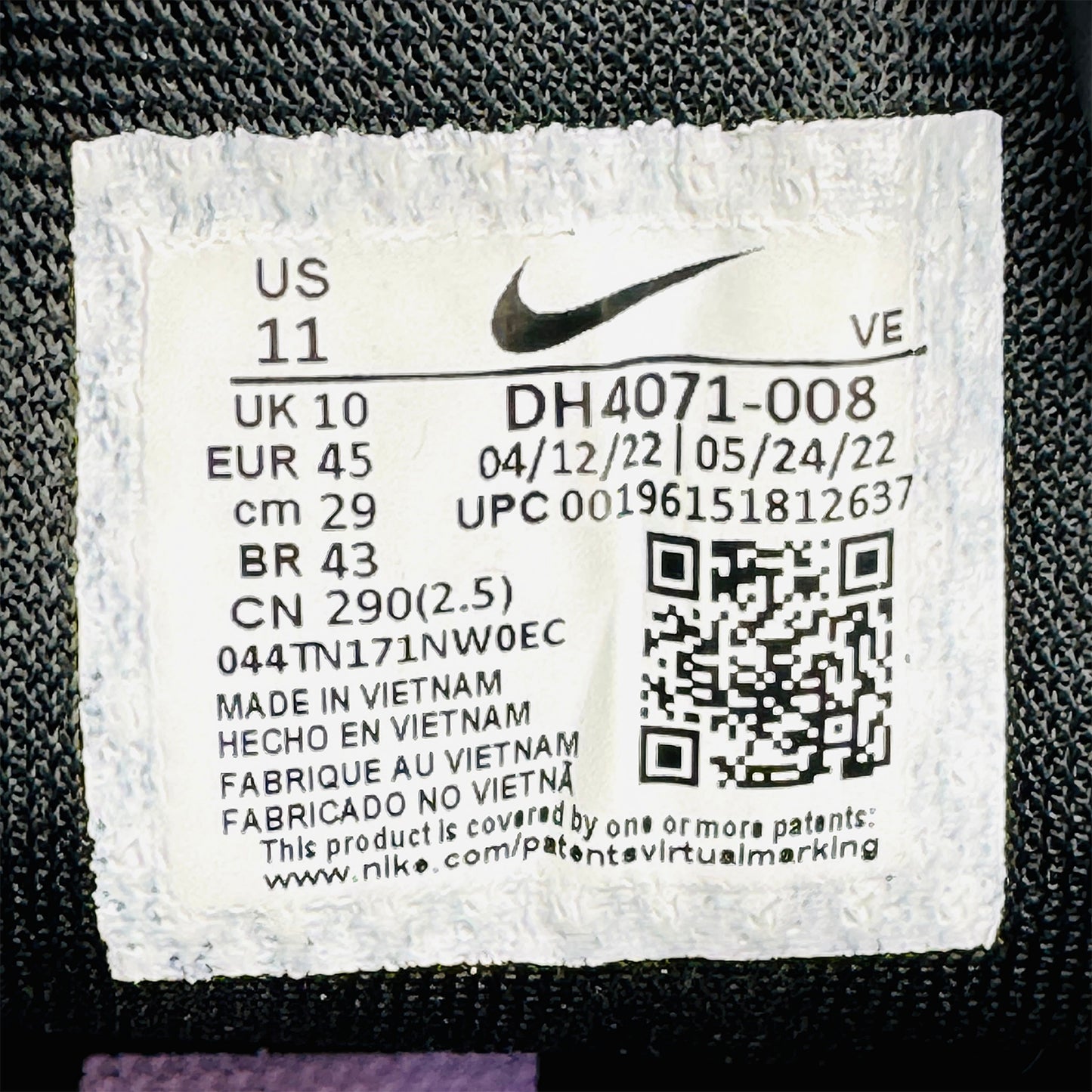 Nike Air Zoom Pegasus 39 Shoes (Size 45) - DH4071-008