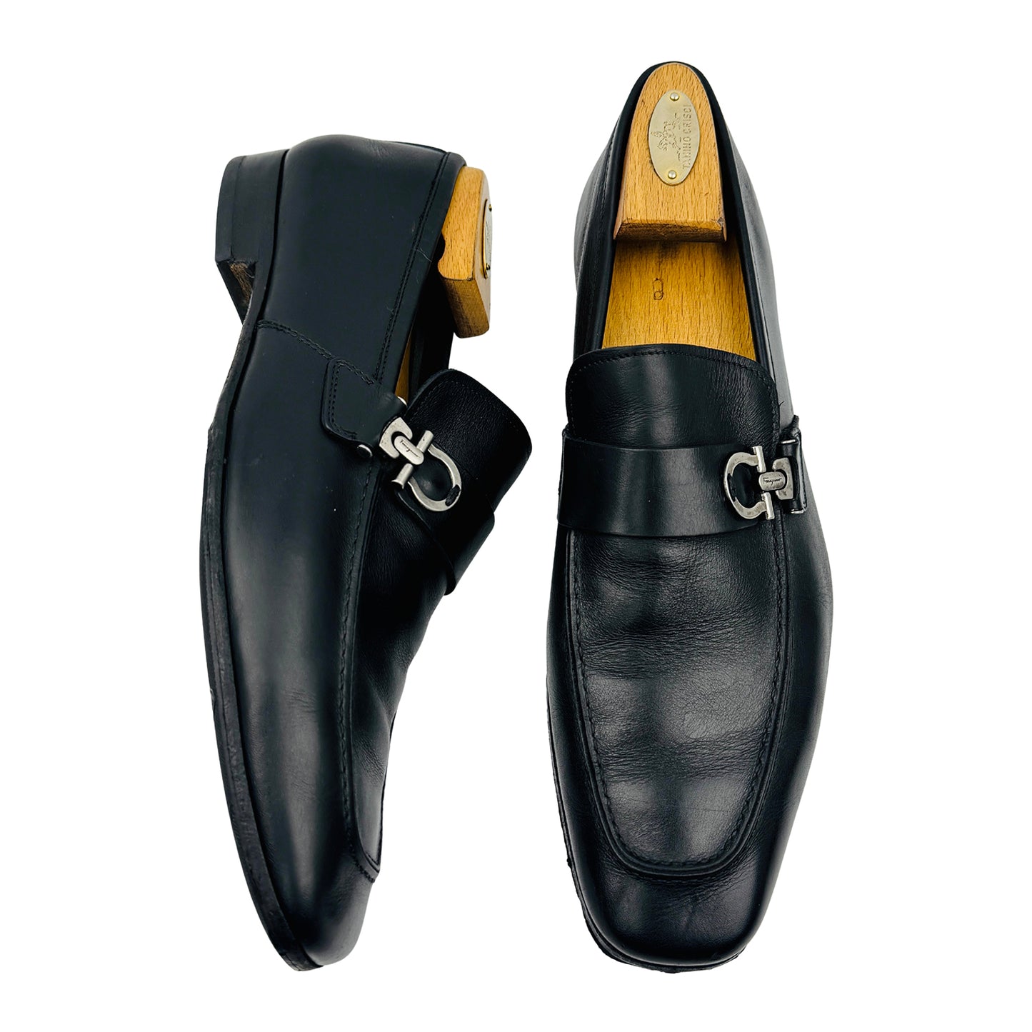 Salvatore Ferragamo Gancini Bit Loafers (Size 43)