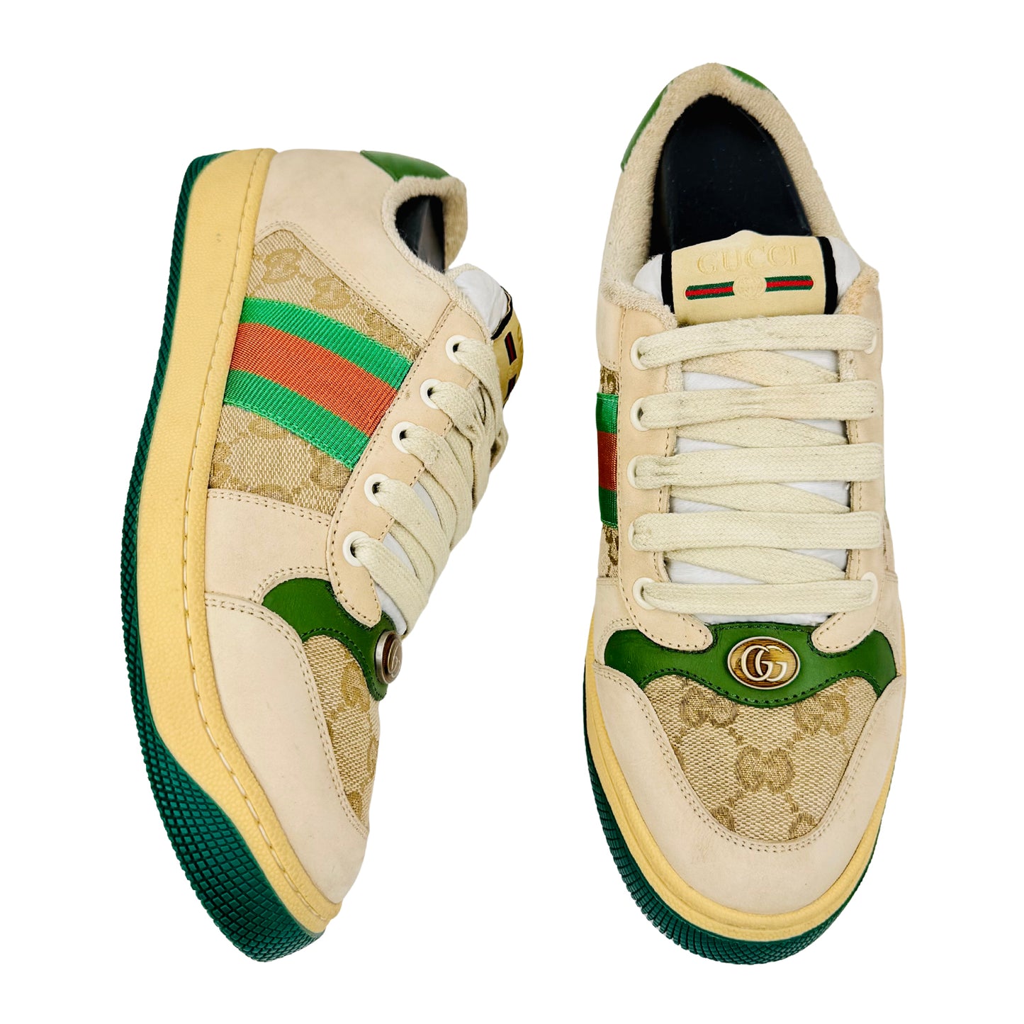 Gucci Men's GG Screener Italian Sneakers (Size 40)