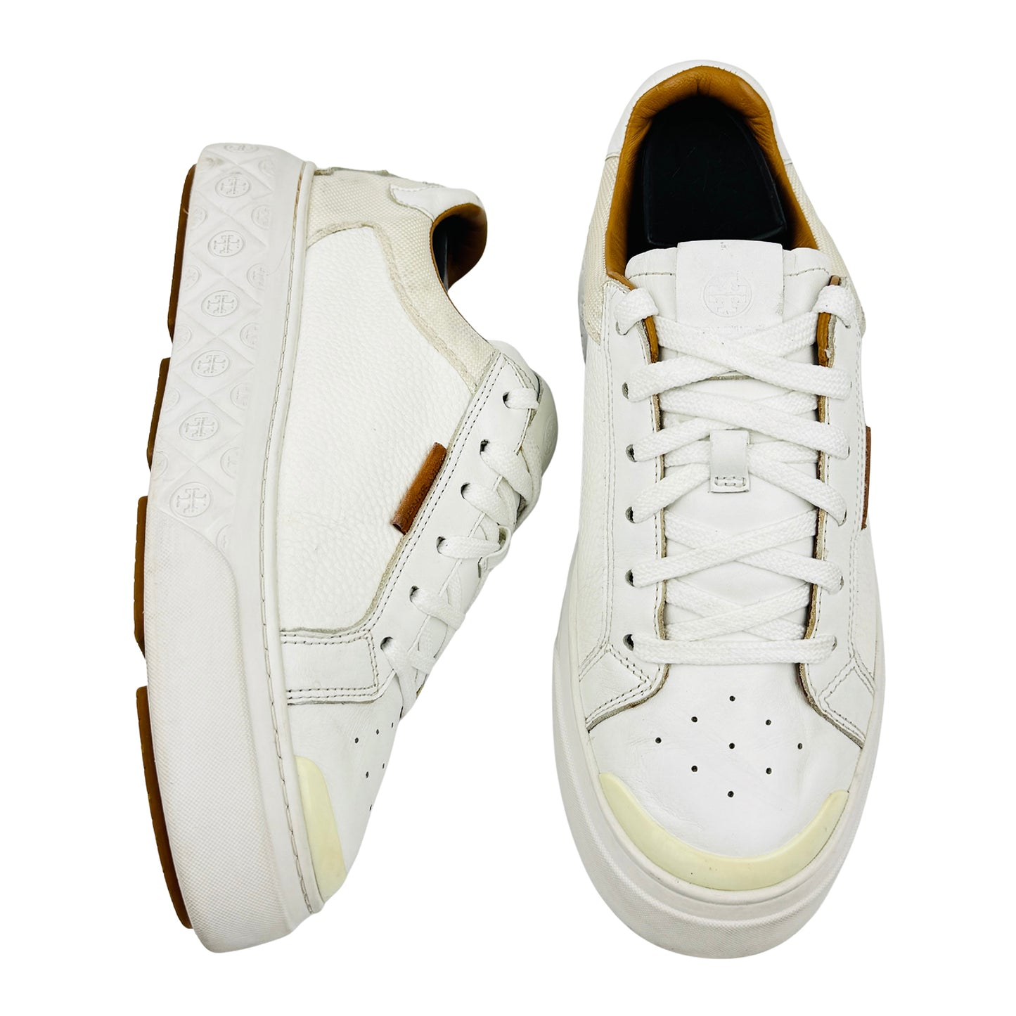 Tory Burch Ladybug White Sneakers (Size 41)