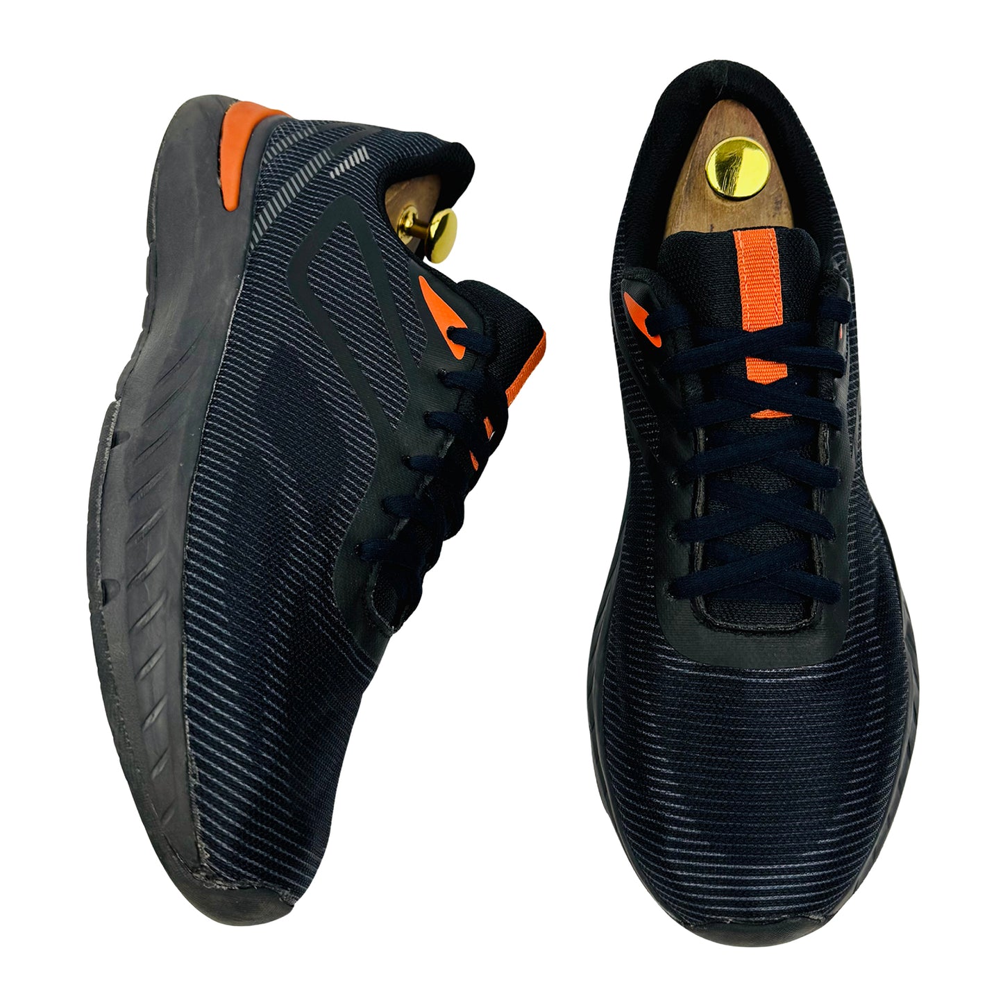 Crane Men's 'Black Orange' Shoes (Size 44)