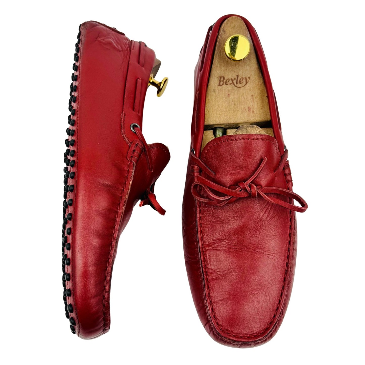 Tod's Ferrari X Gommino Red Shoes (Size 43/43.5)