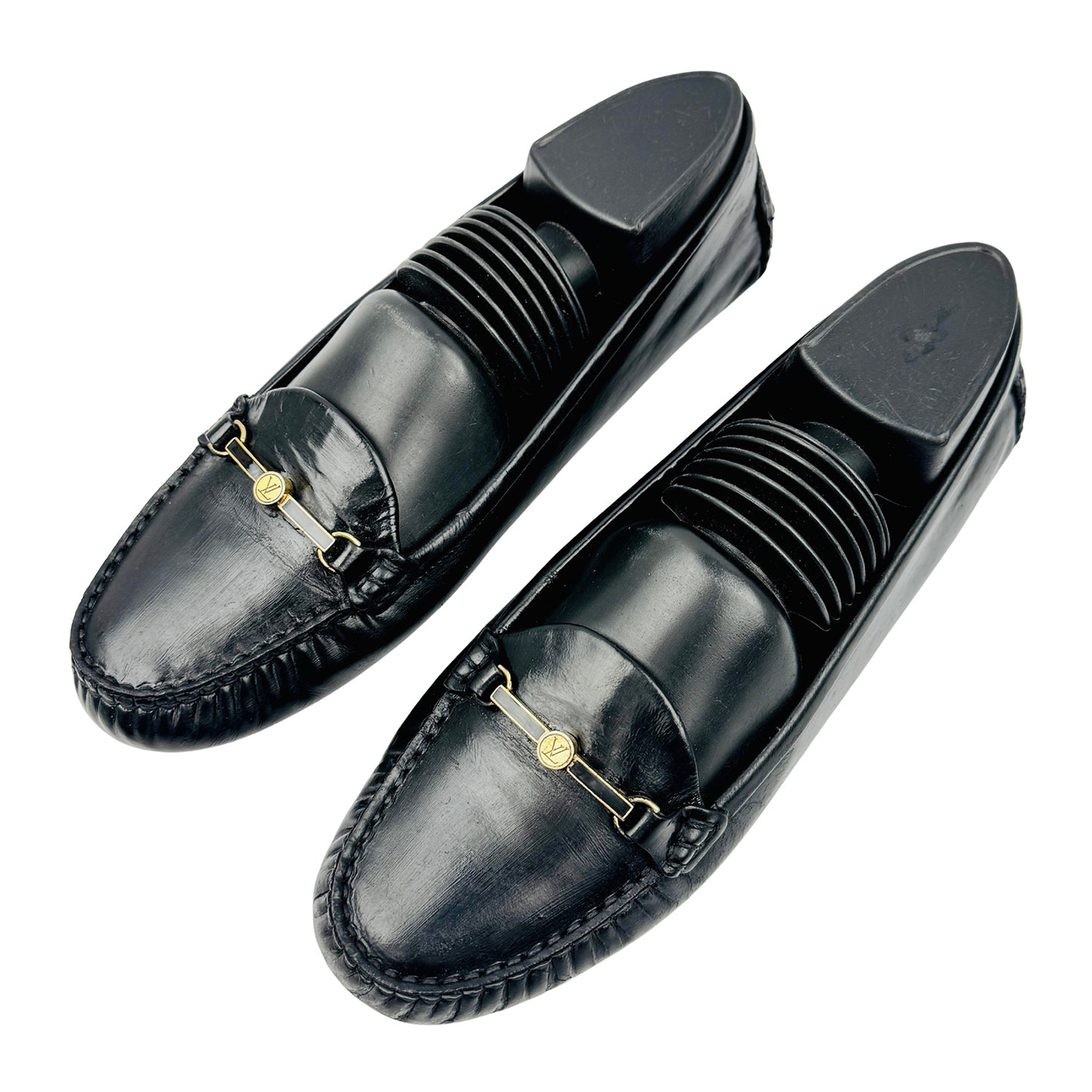 Louis Vuitton Women's Black Loafers (Size 37) - FA1105