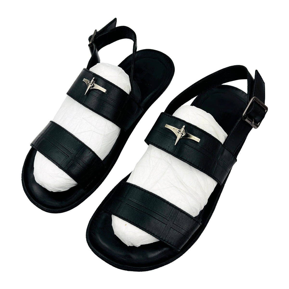 Cesare Paciotti Double-Strap Slingback Sandals (Size 42.5/43)