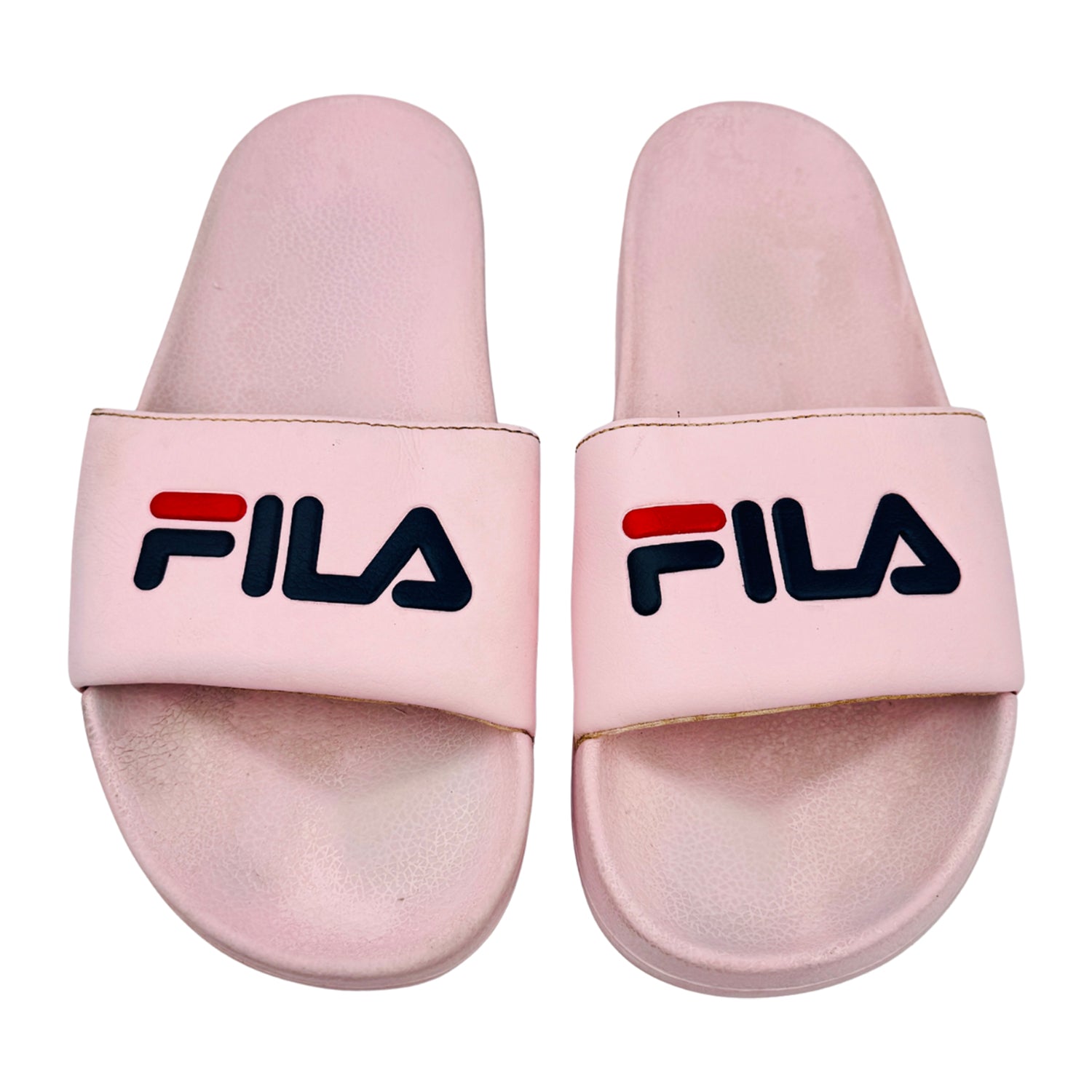 Front image of Fila Women's Pink Drifter Slides (Size 39/40) - 5vs00000-682