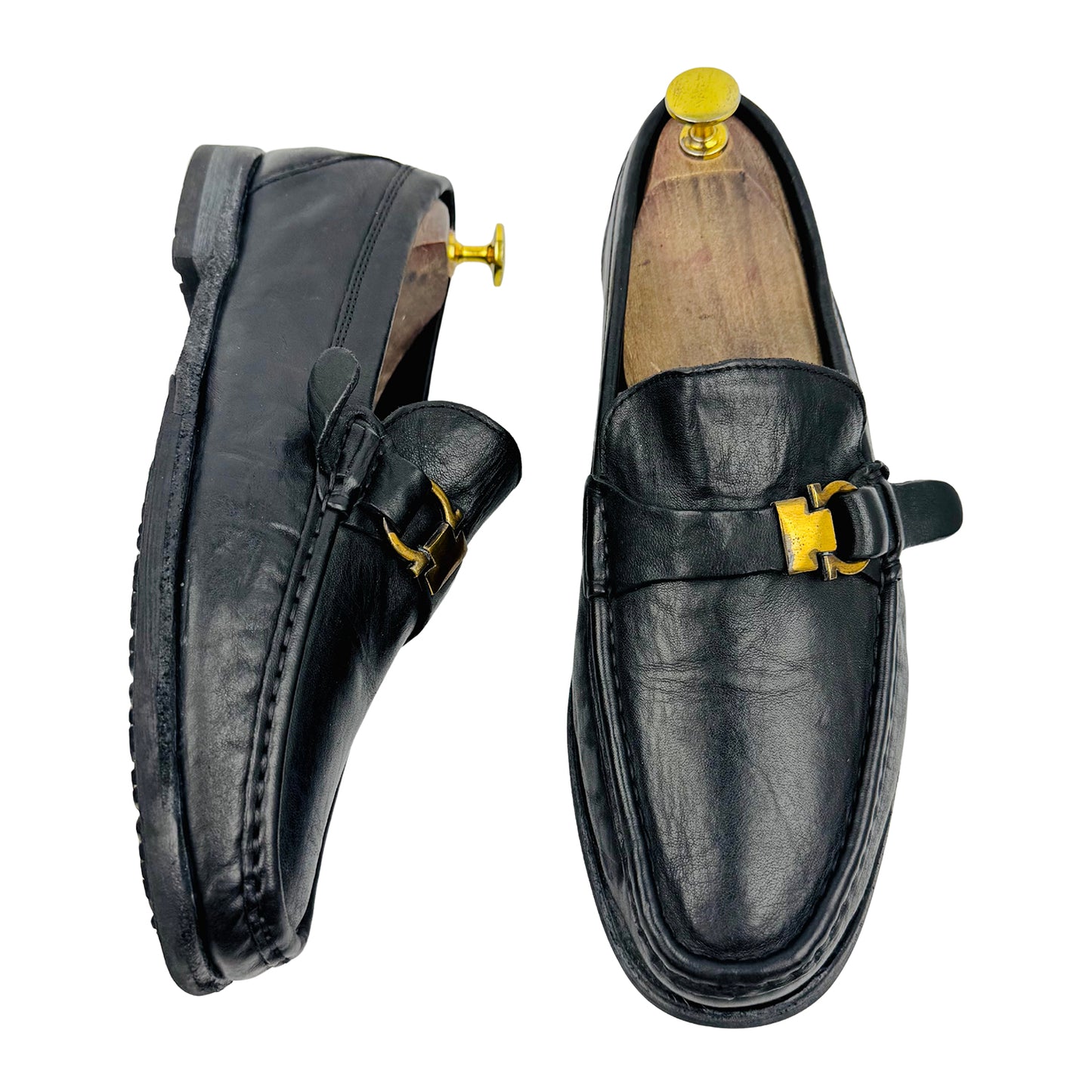 Salvatore Ferragamo Black Loafers (Size 41.5)