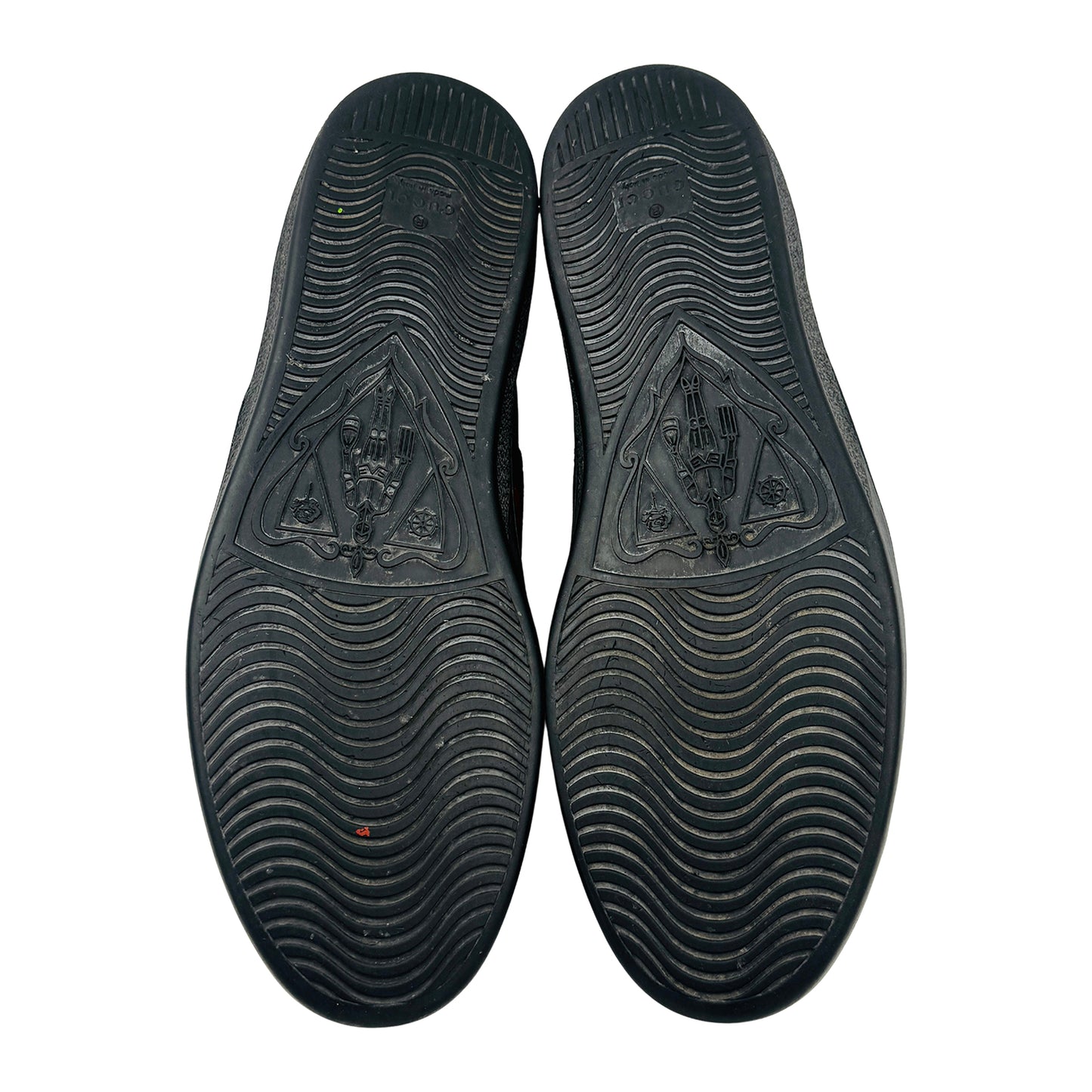 Gucci Ace 'Bee Embroidered' Black Sneakers (Size 43) - 429446 A38G0 1284