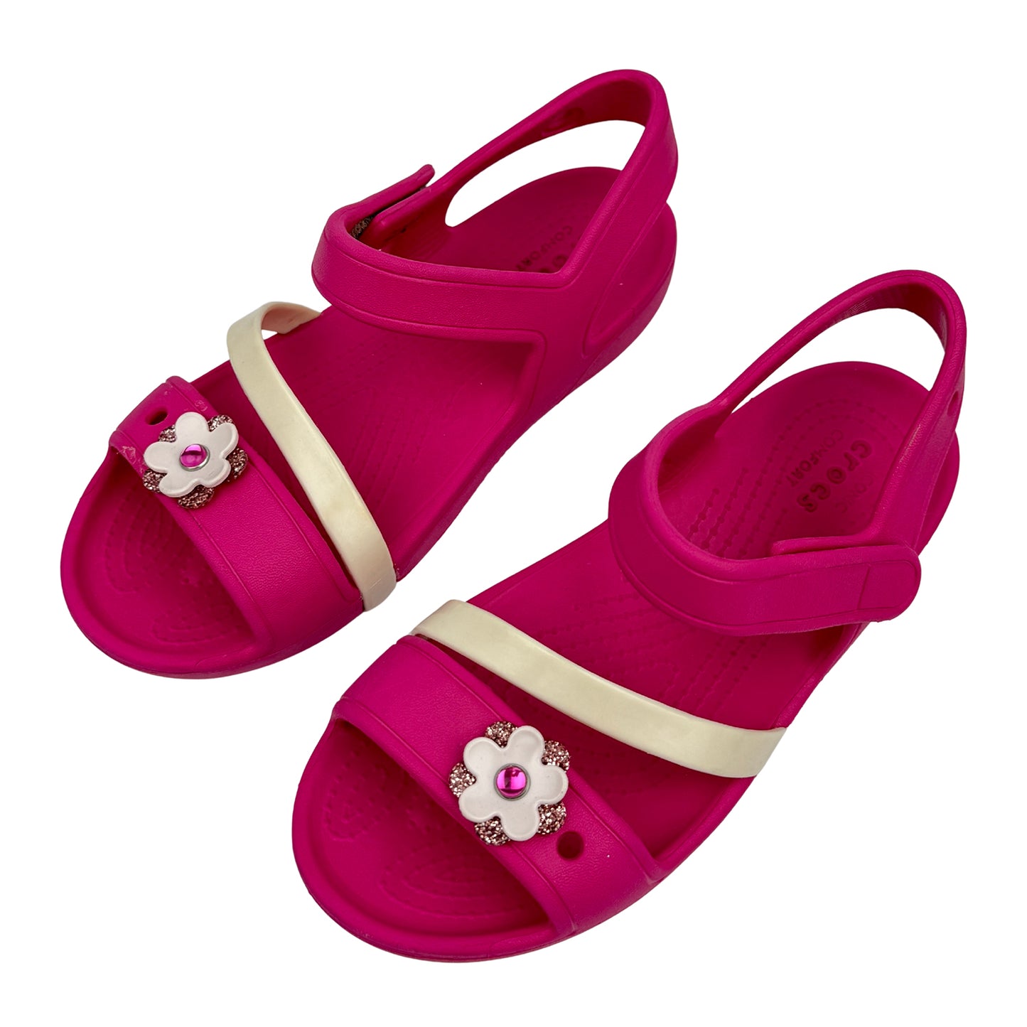 Crocs Lina Charm Sandals (Size 32/33) - 205530