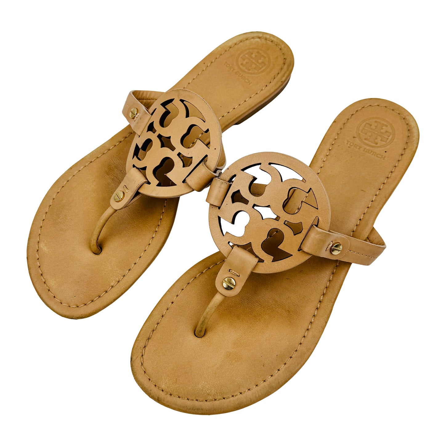 Tory Burch Miller Light Brown Slippers (Size 39.5) - 5930