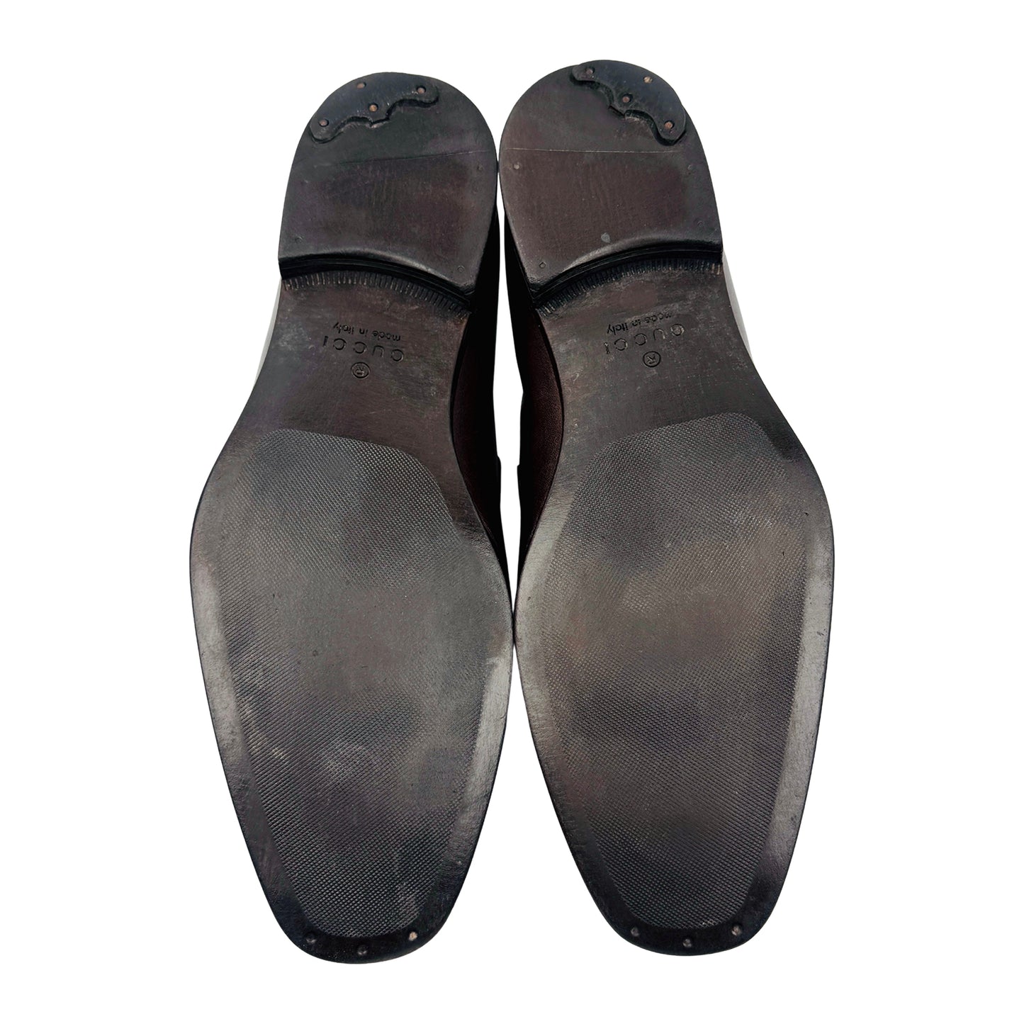 Gucci Men's Brown Leather Loafers (Size 39)