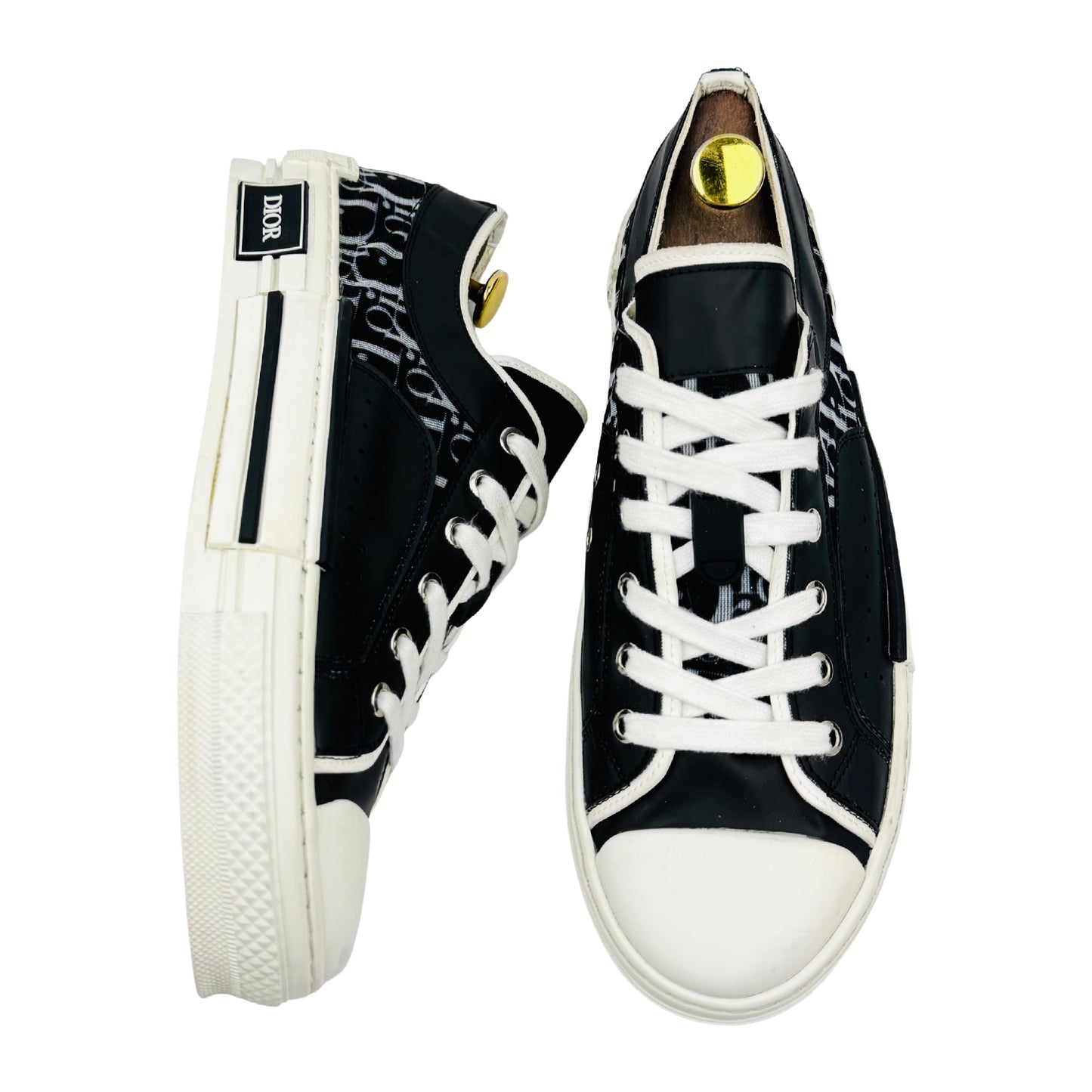 Dior B23 Low Top Oblique Canvas Sneakers (Size 43)