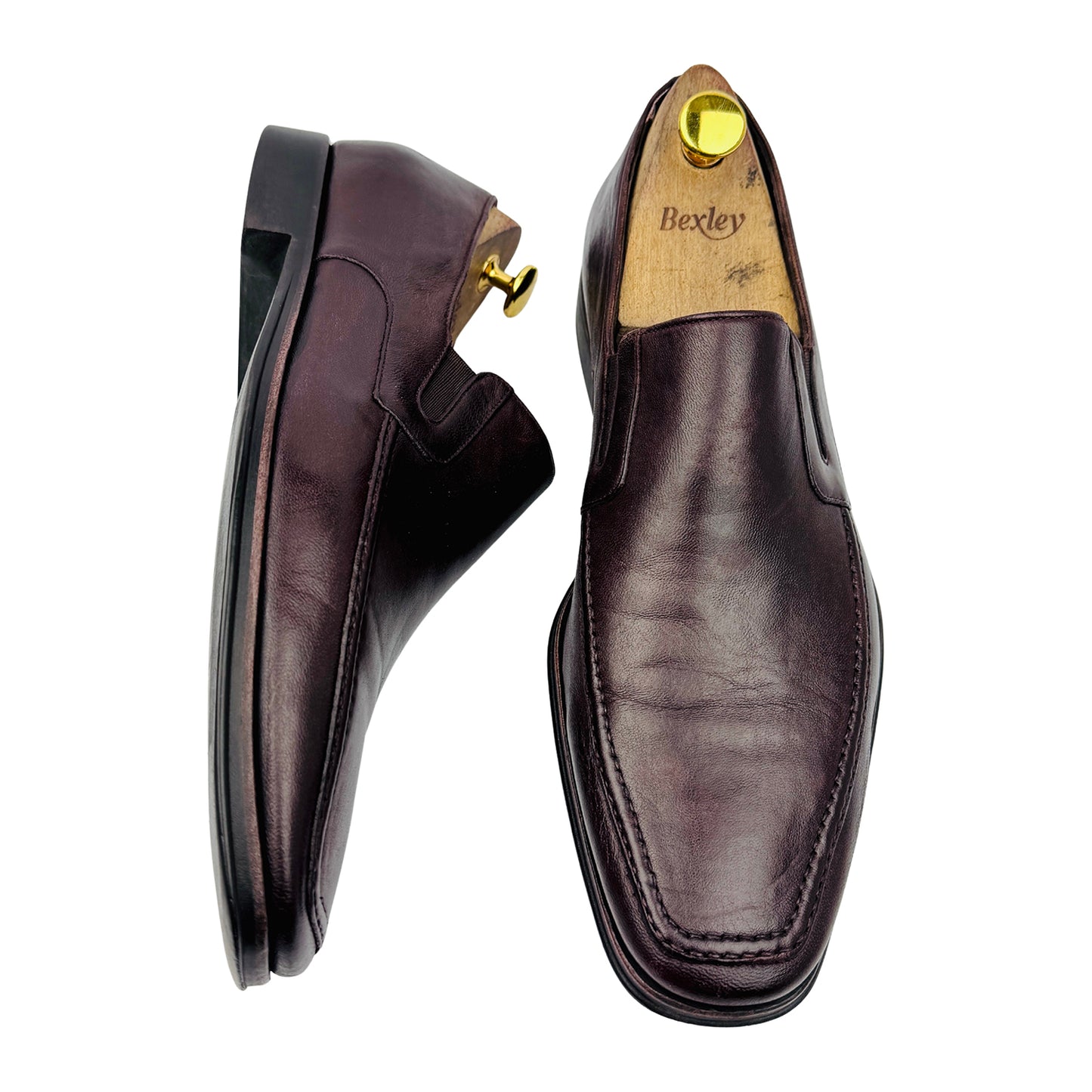 Bruno Magli Raging Dark Brown Loafers (Size 44.5/45)