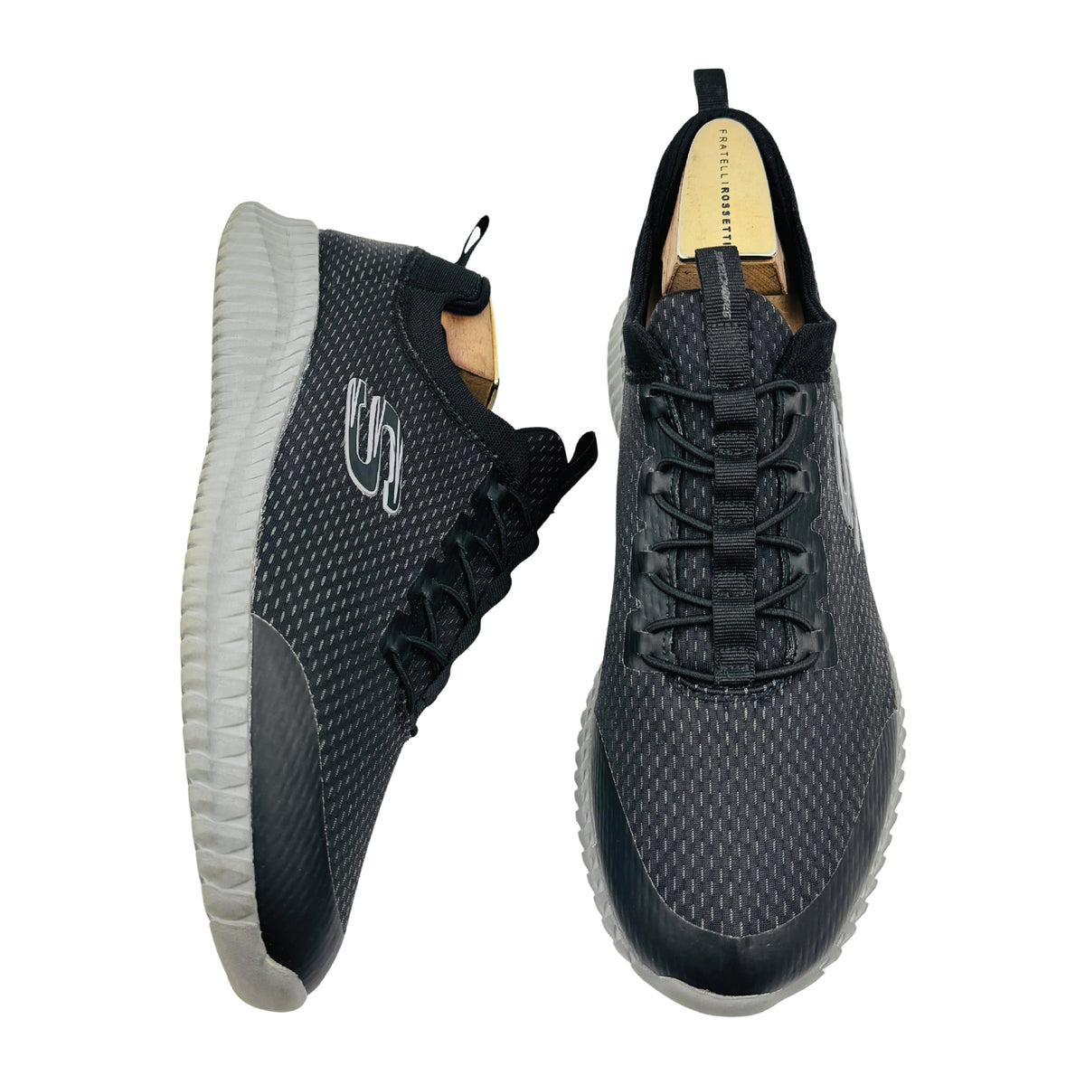 Skechers Elite Flex - Belburn Shoes (Size 45) - 52529 BKCC