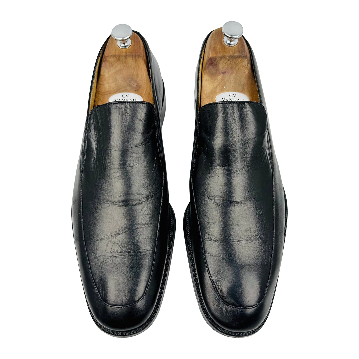 Bally Men's Black Leather Formal Loafers (Size 44.5)