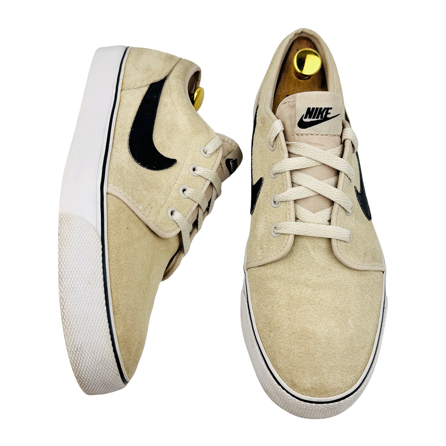 Nike Toki Low Lam 'Beige' Sneakers (Size 44.5) - 555270-101