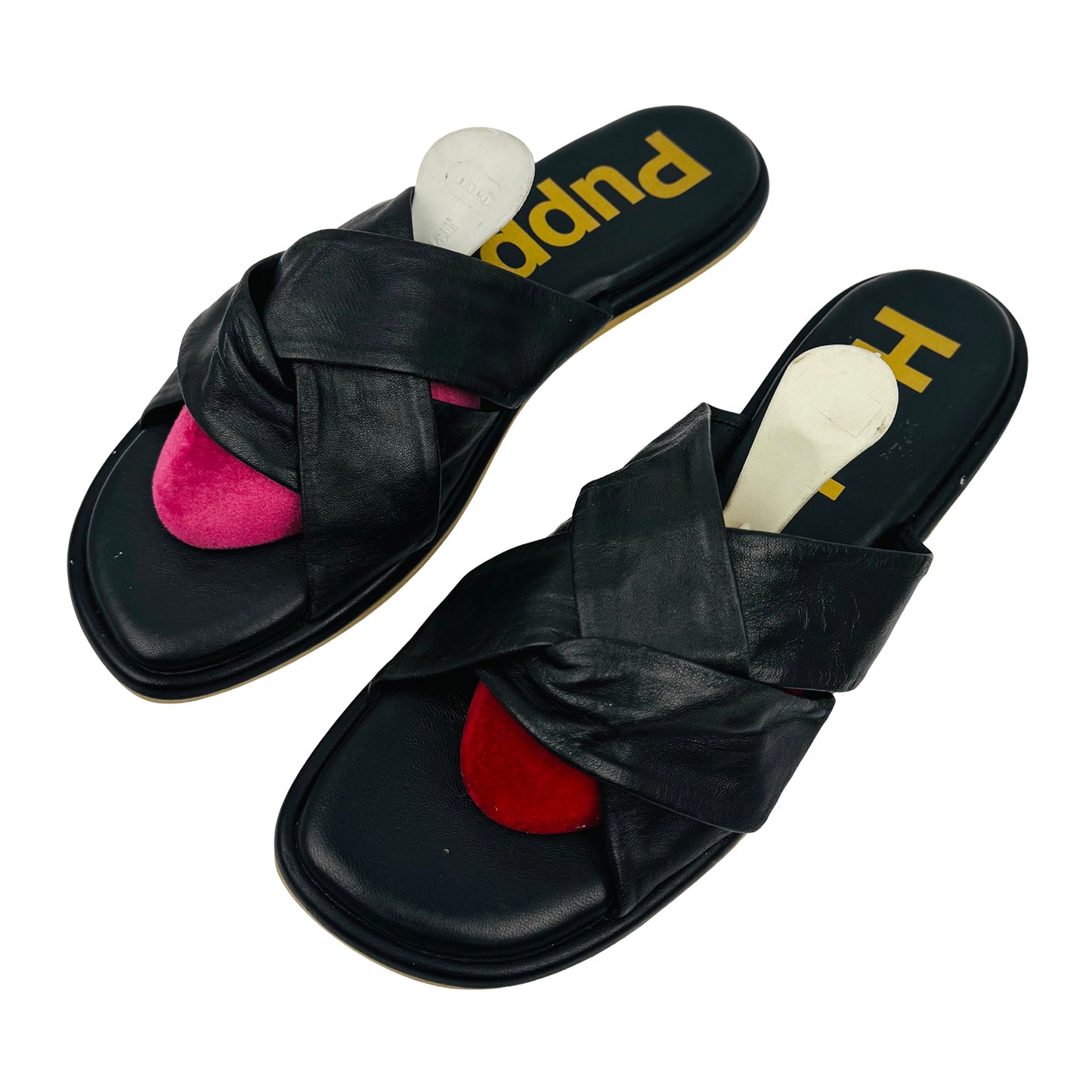 Hush Puppies Women's Emily Black Flat Slippers (Size 41)