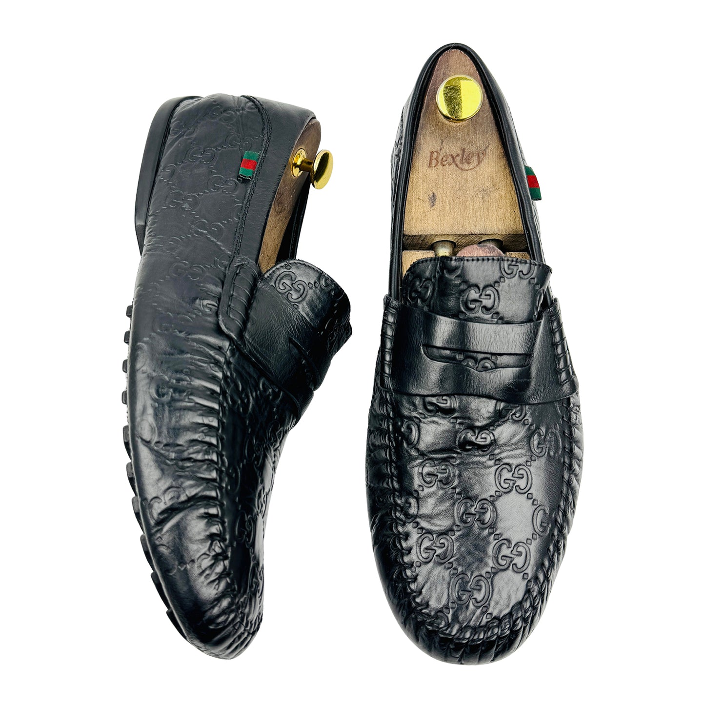 Gucci San Marino Guccissima Leather Driving Loafers (Size 43)