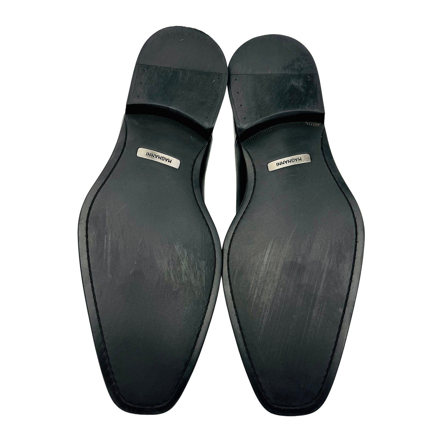 Magnanni Men's Federico Black Leather Oxfords (Size 43)