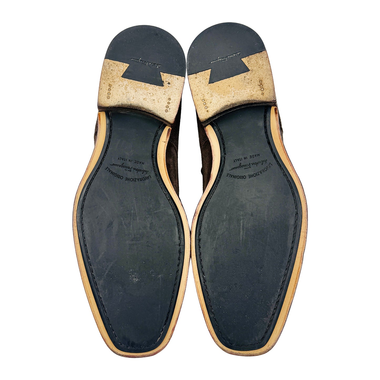 Salvatore Ferragamo Brown Derby Shoes (Size 41/41.5)